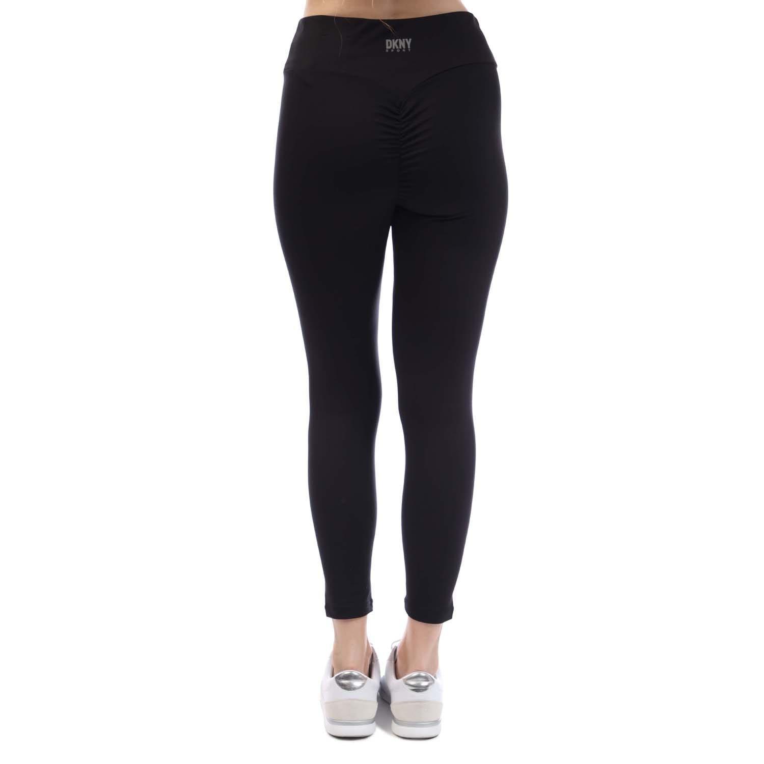 Black - DKNY - Balance High Waist 7/8 Leggings - 2