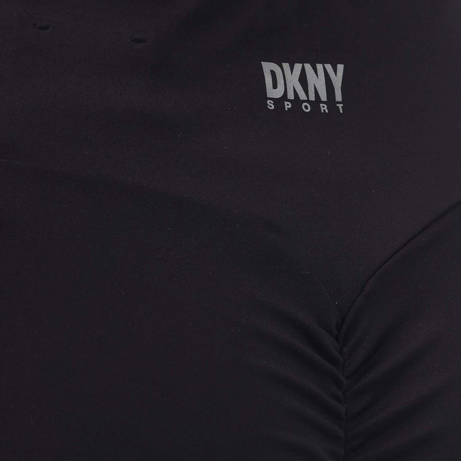 Black - DKNY - Balance High Waist 7/8 Leggings - 3