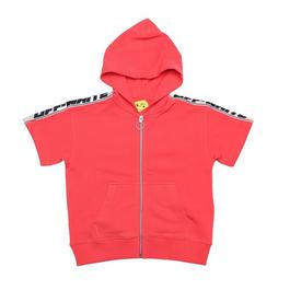Off White Logo Band Zip Hoodie