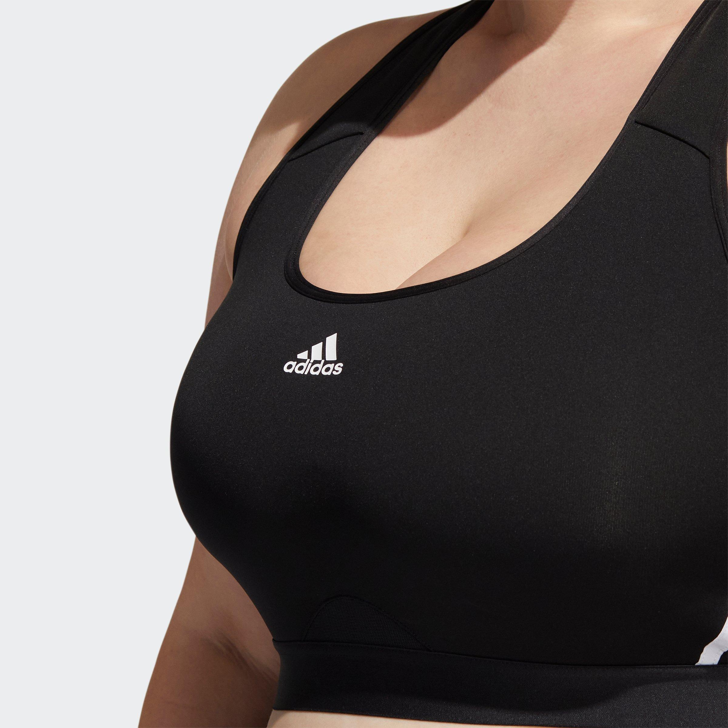 Black / White - adidas - adidas Powerreact Training Medium-Support 3-Stripe - 2