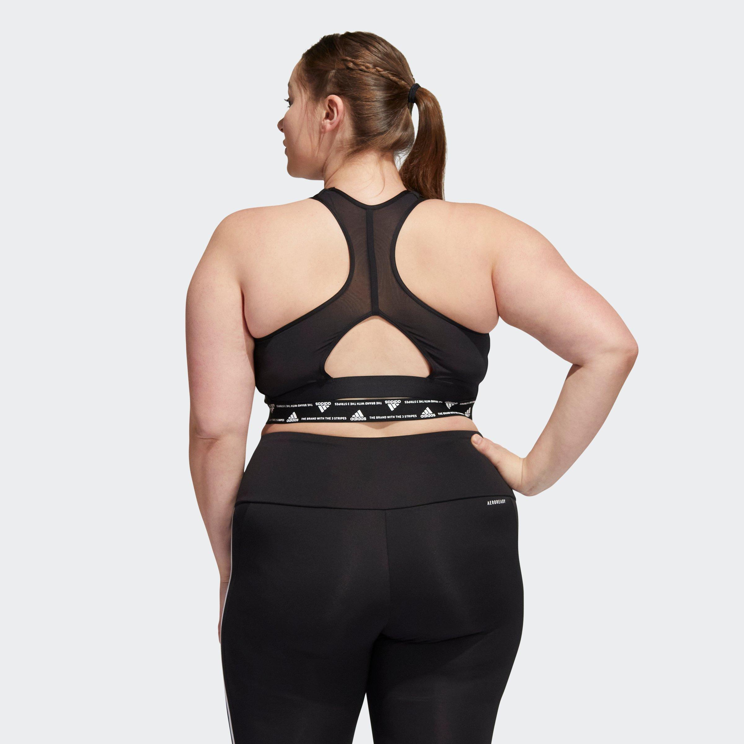 Black / White - adidas - adidas Powerreact Training Medium-Support 3-Stripe - 5