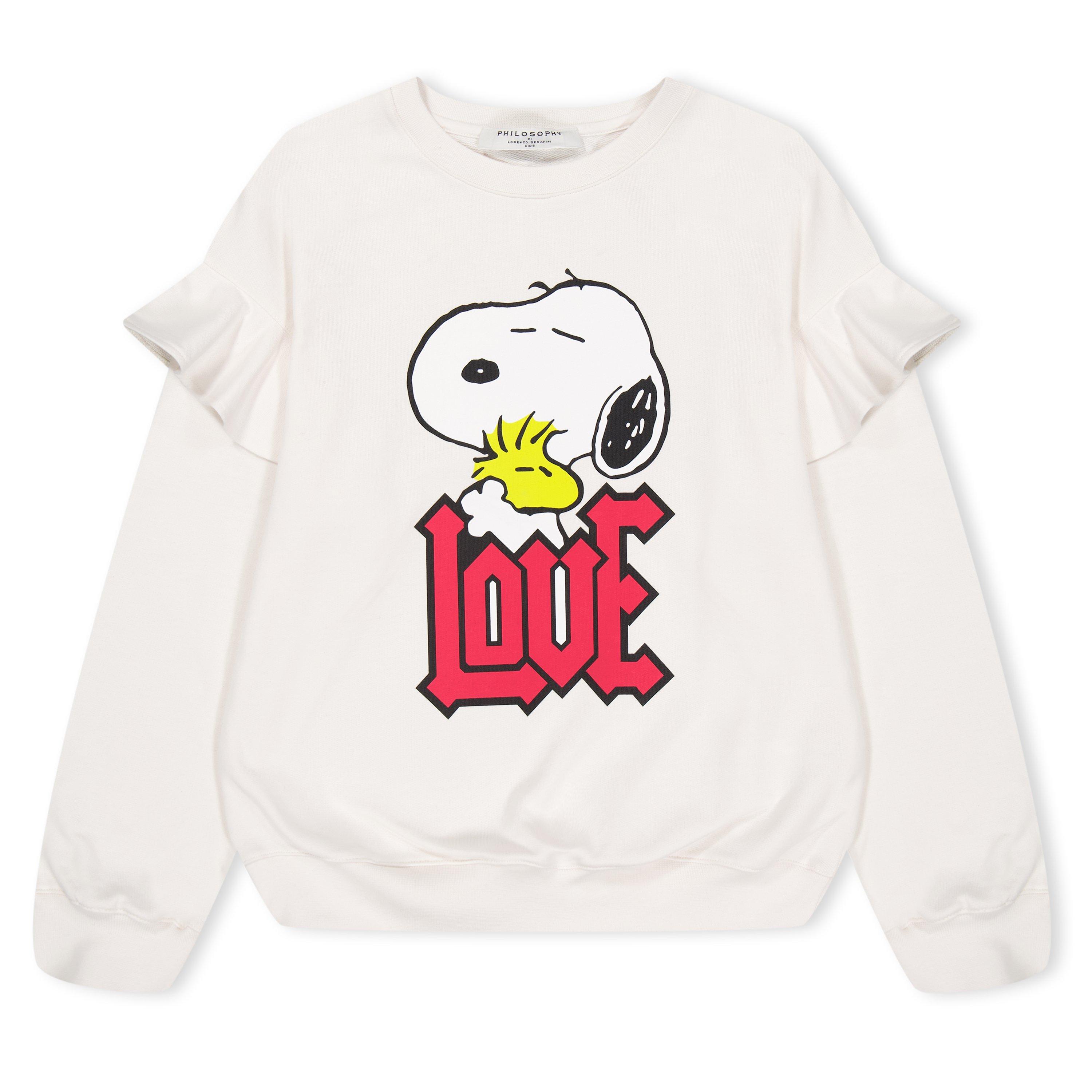 White - Philosophy di Lorenzo Serafini - Kids' Peanuts Crew Neck Jumper - 1