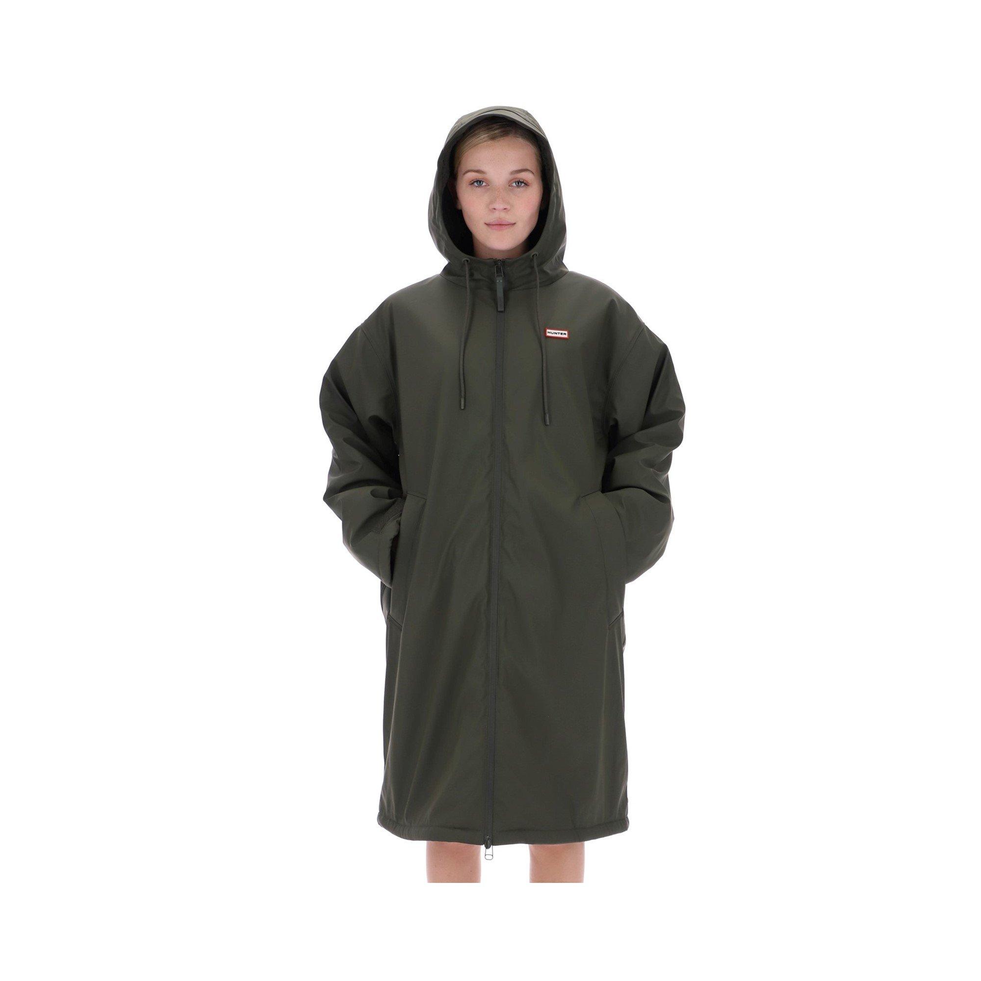 Hunter Unisex Green Short Cocoon Cloak Rain Jacket Extra Small - Image 2