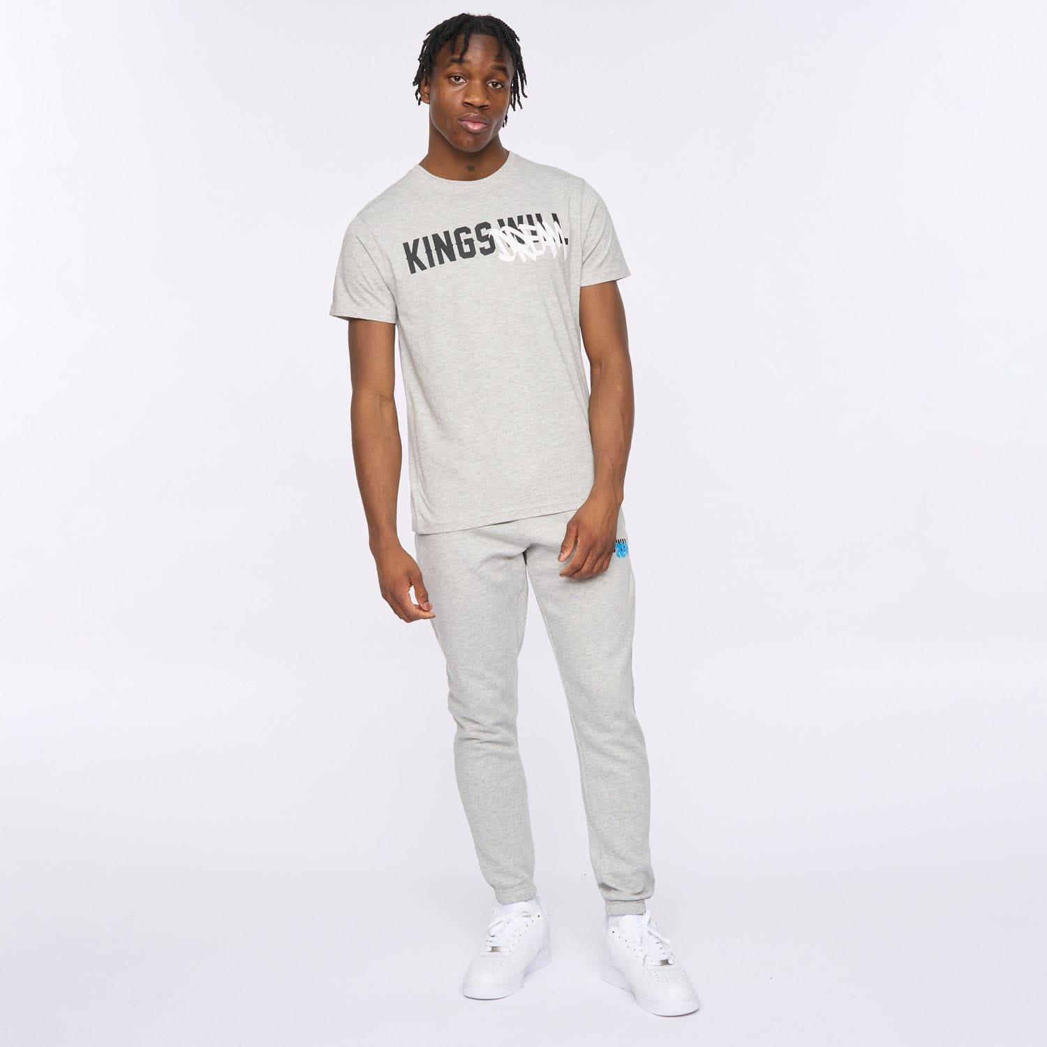 Grey Marl - Kings Will Dream - Tagged T-Shirt - 3