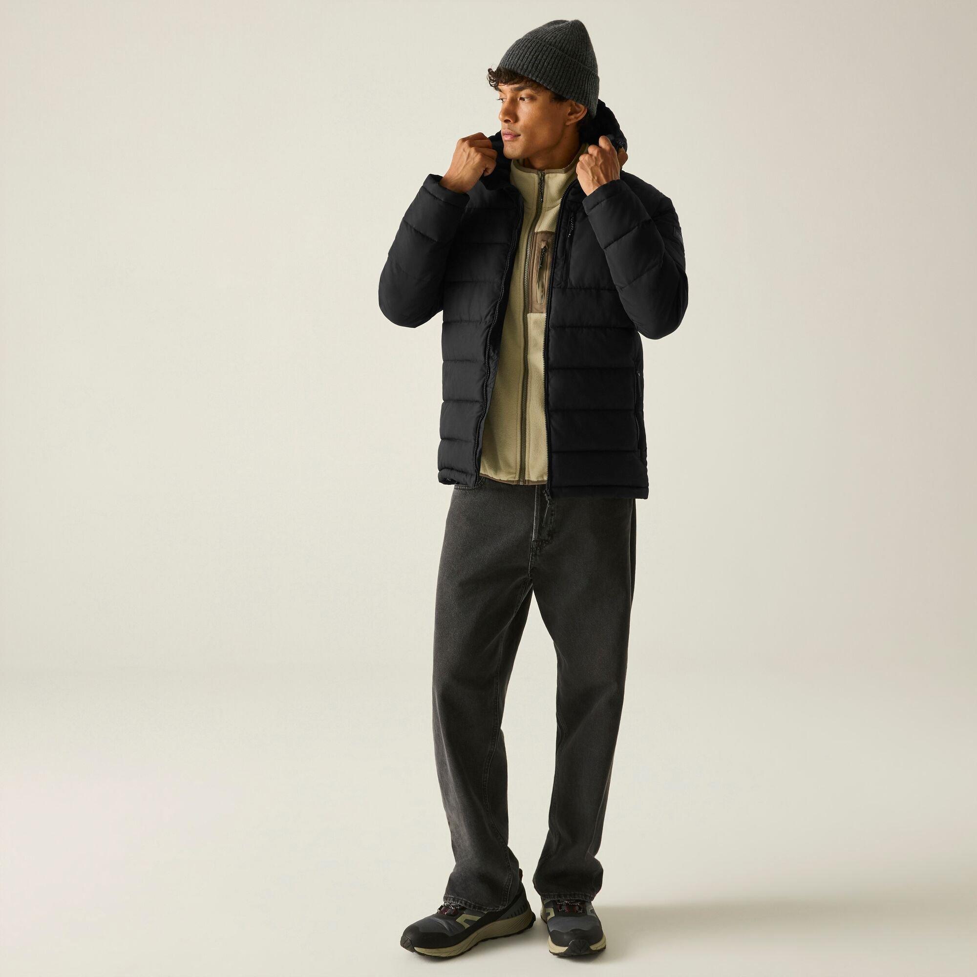 Black(Iron) - Regatta - Mens Frankie Padded Jacket - 6