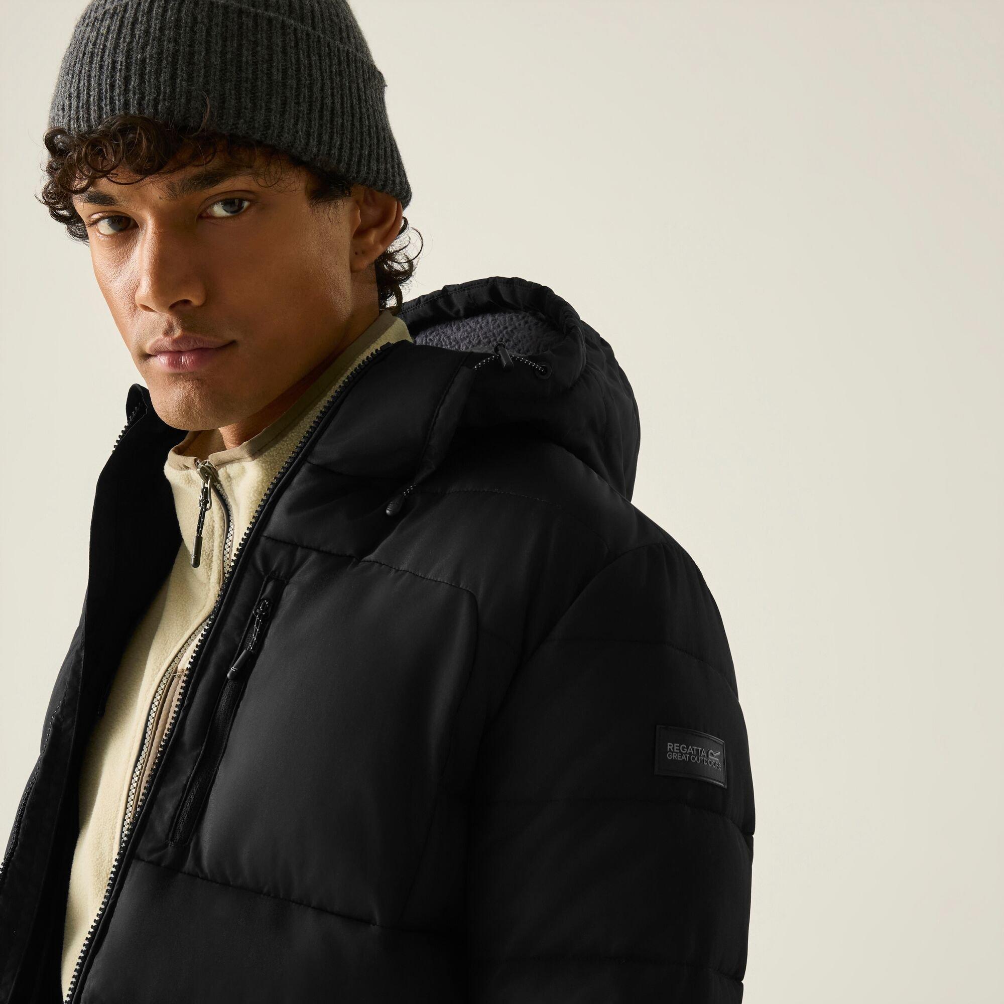 Black(Iron) - Regatta - Mens Frankie Padded Jacket - 7