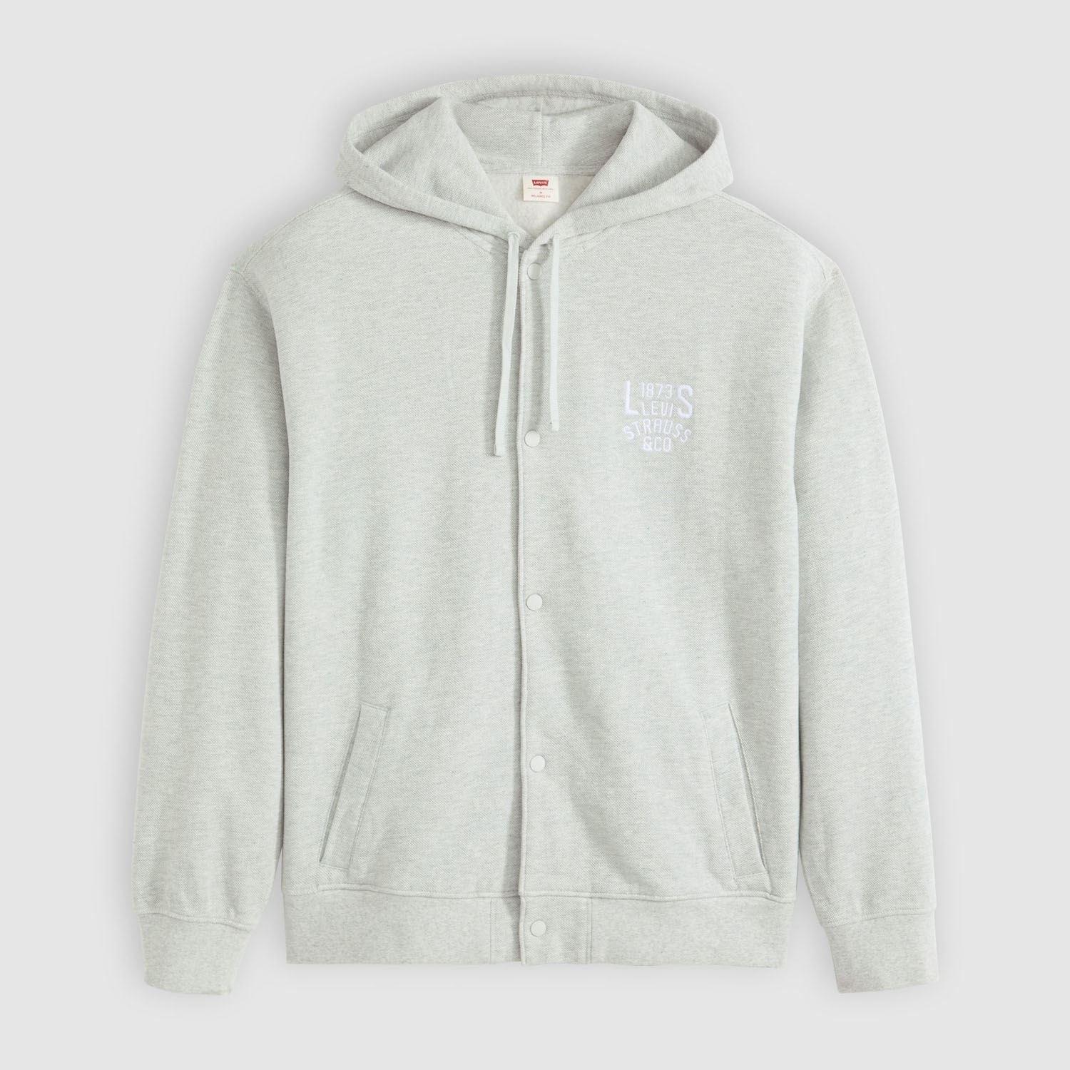 Grey - Levis - Alder Bomber Sweatshirt - 1