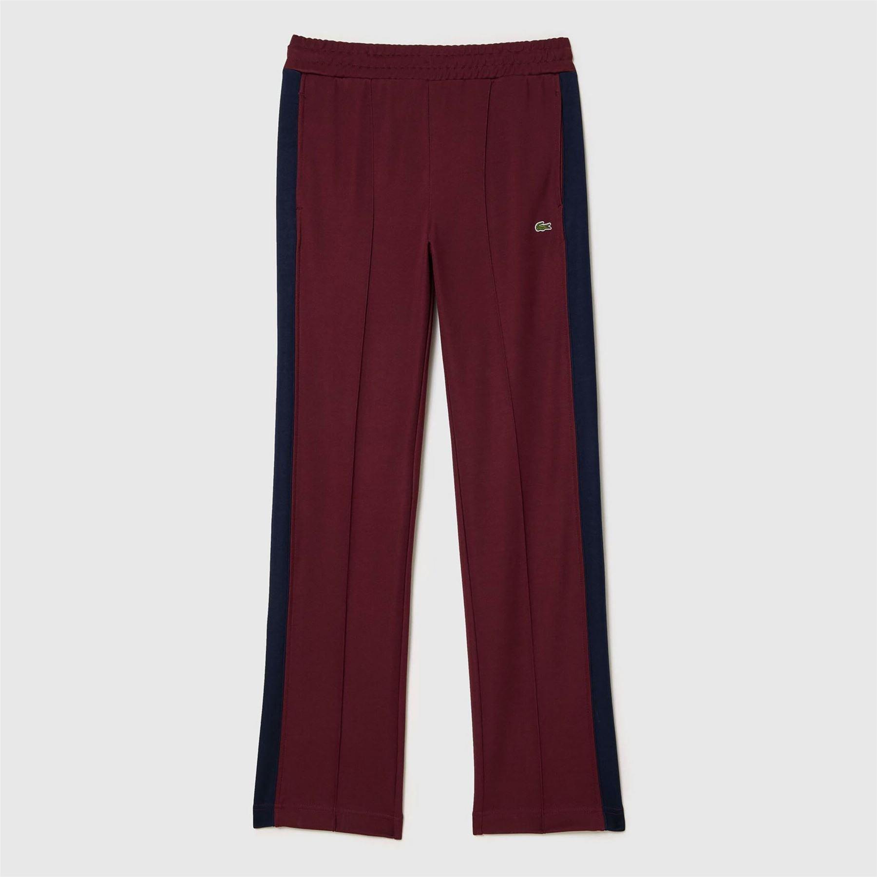 Lacoste Women's Open Hem Woven Joggers - Red - 12