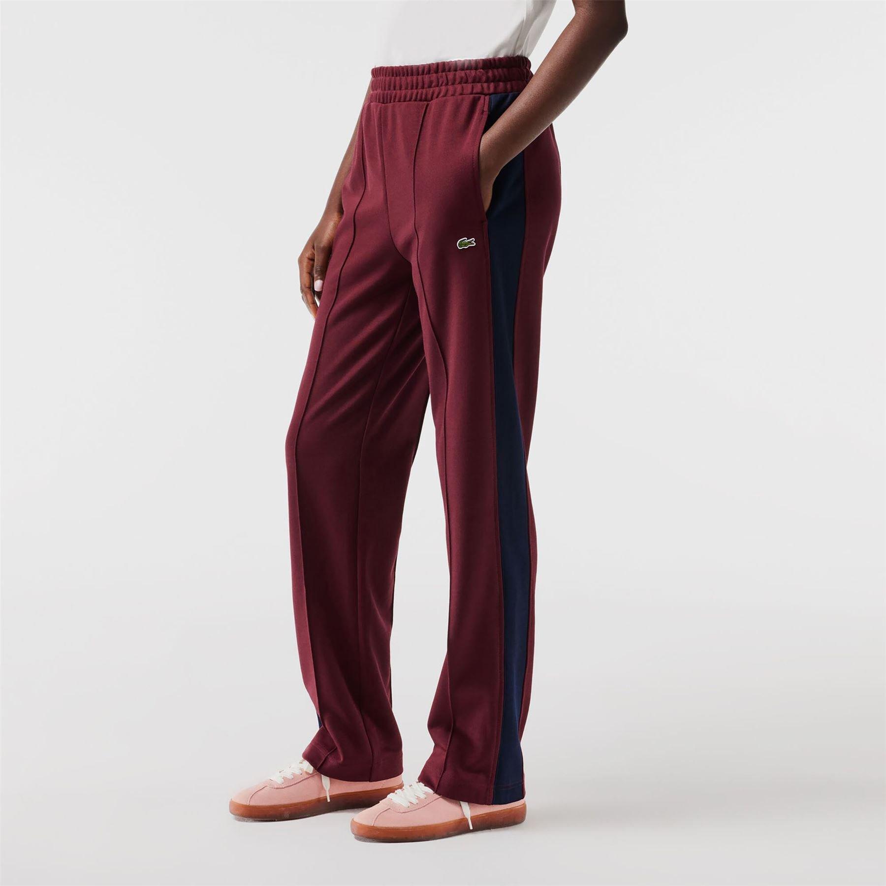 Red - Lacoste - Open Hem Woven Joggers - 2