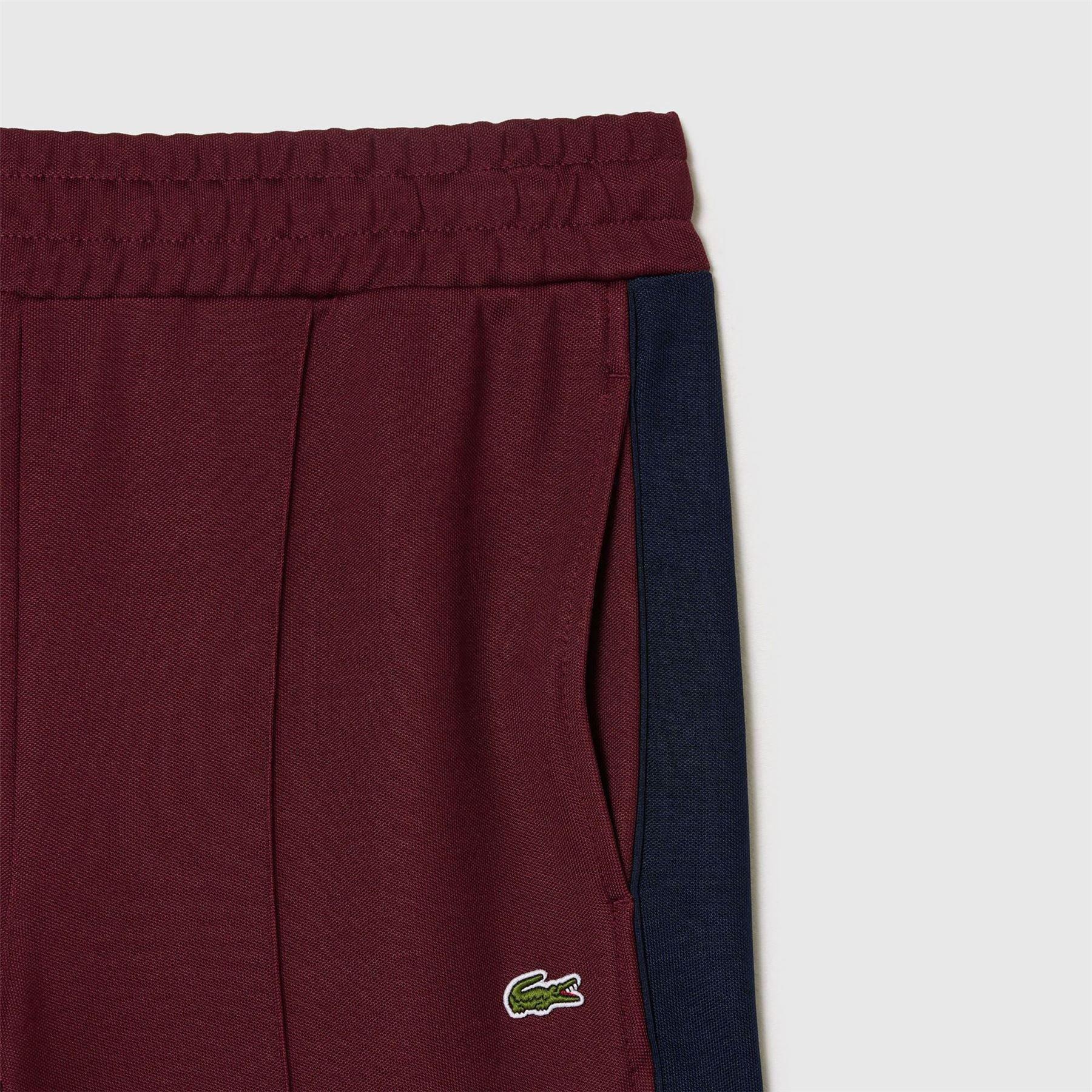 Red - Lacoste - Open Hem Woven Joggers - 5