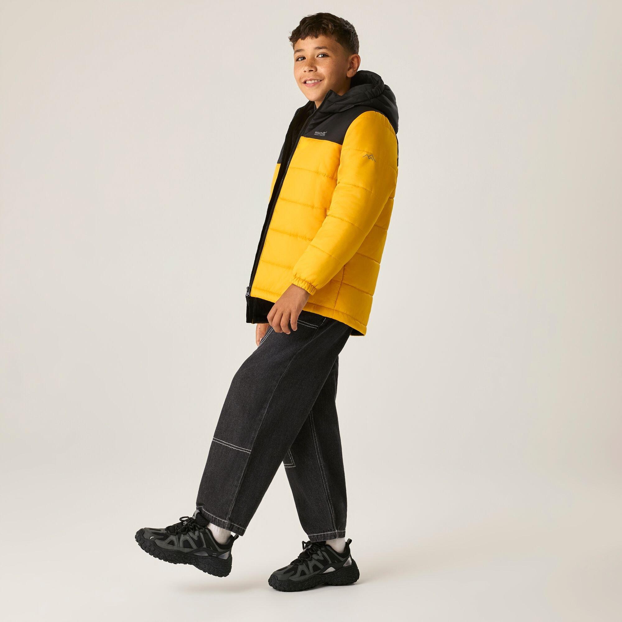 Black/Mustard - Regatta - Kids Lofthouse Insulated Jacket - 4
