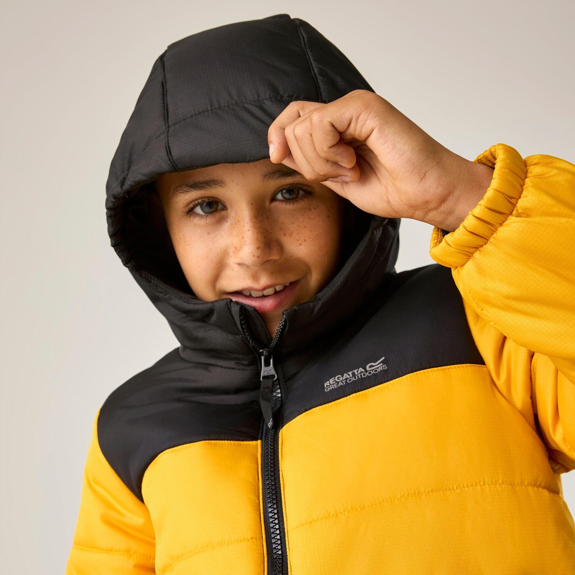 Black/Mustard - Regatta - Kids Lofthouse Insulated Jacket - 5