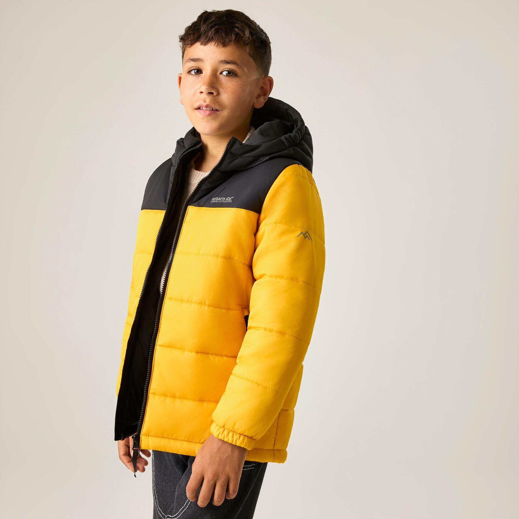 Black/Mustard - Regatta - Kids Lofthouse Insulated Jacket - 6