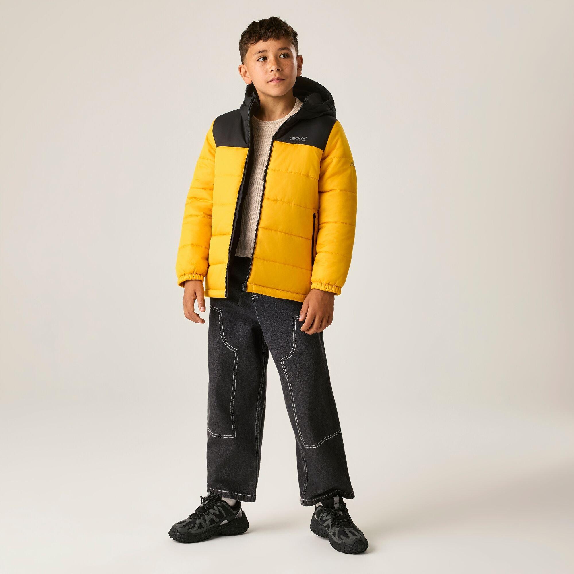 Black/Mustard - Regatta - Kids Lofthouse Insulated Jacket - 8