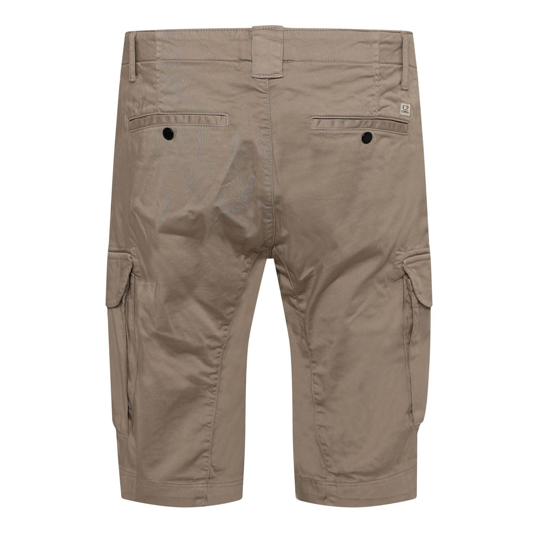 Beige - CP Company - Sateen Stretch Cargo Shorts - 2