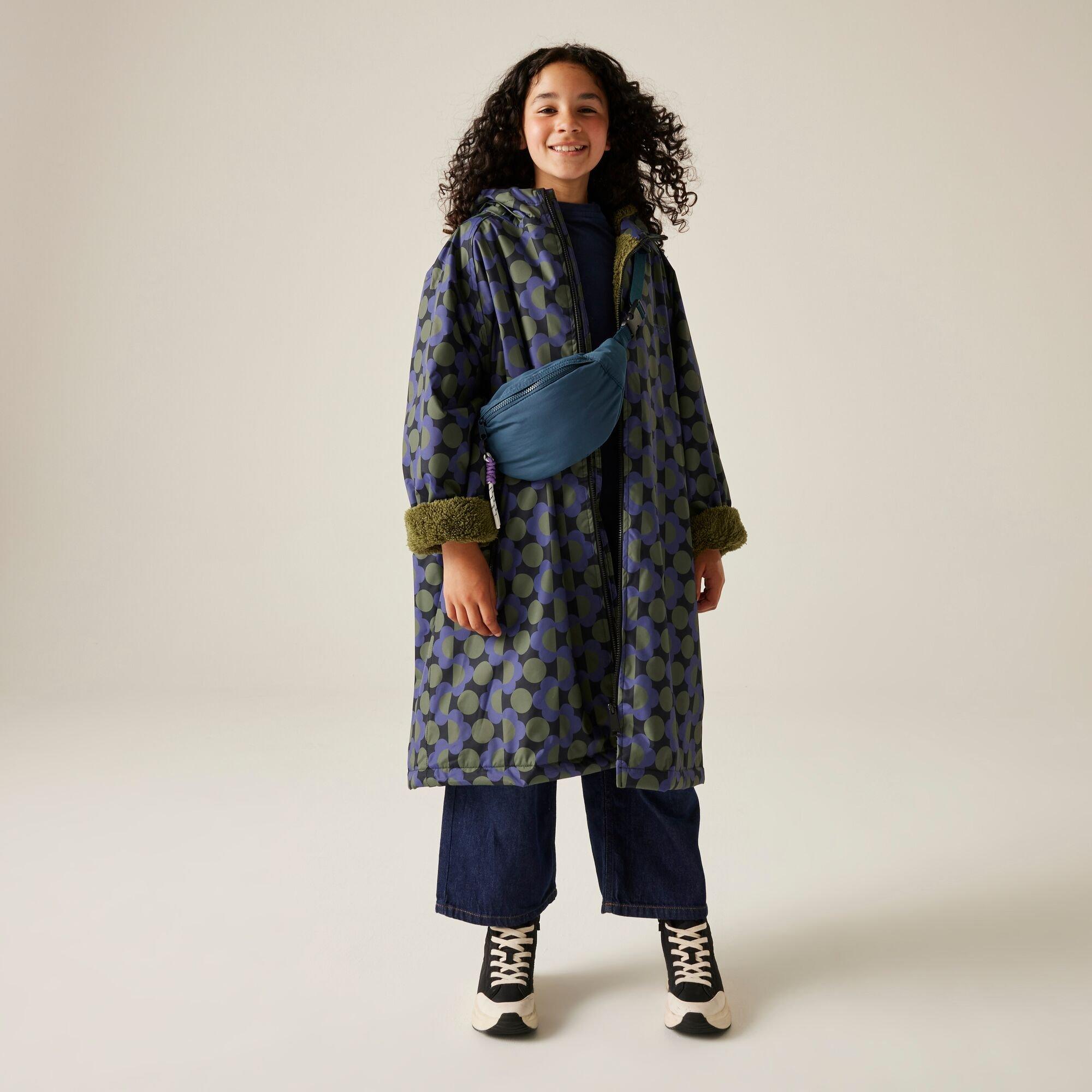 Blue - Regatta - Kids Orla Changing Robe Hydrofort Robe - 3