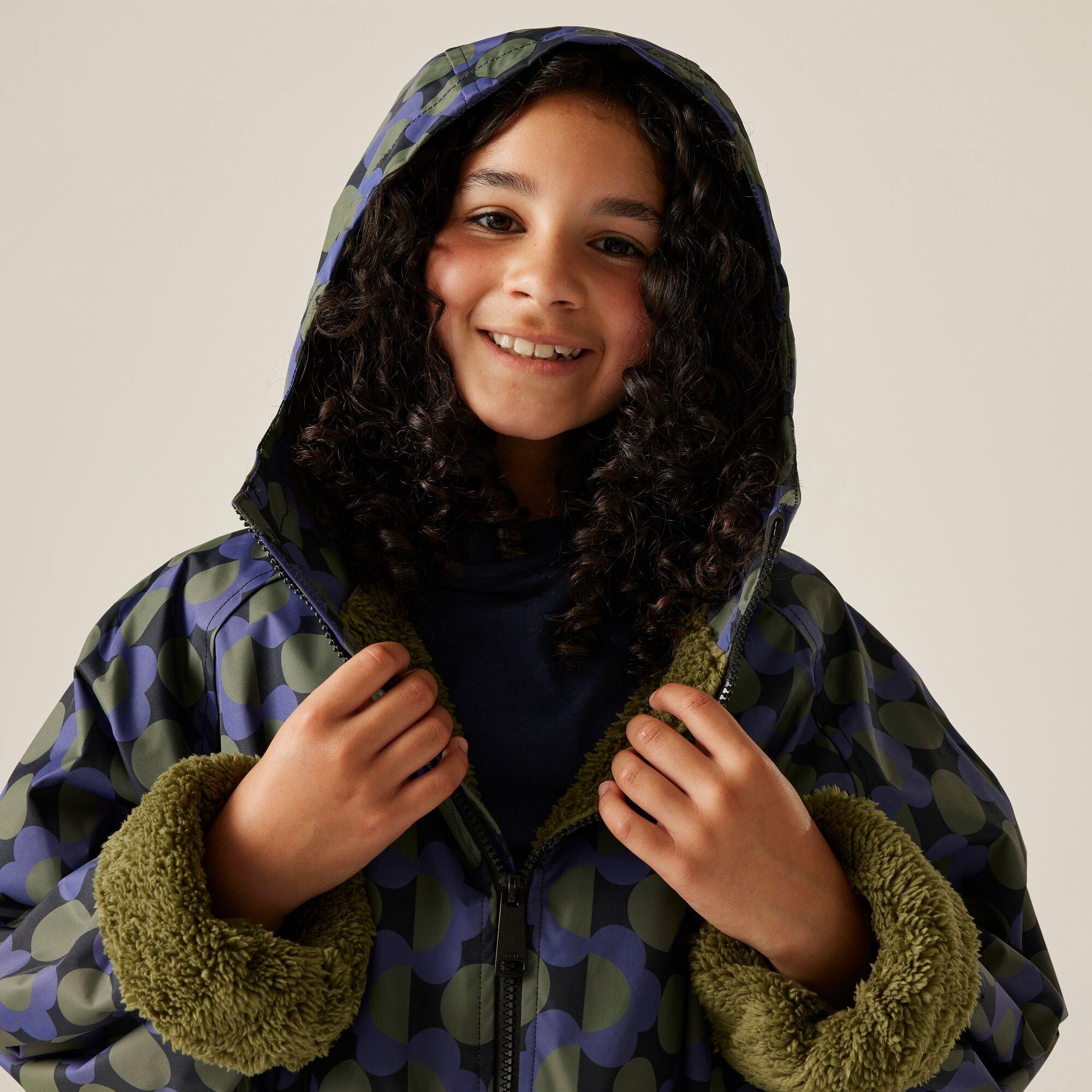 Blue - Regatta - Kids Orla Changing Robe Hydrofort Robe - 8