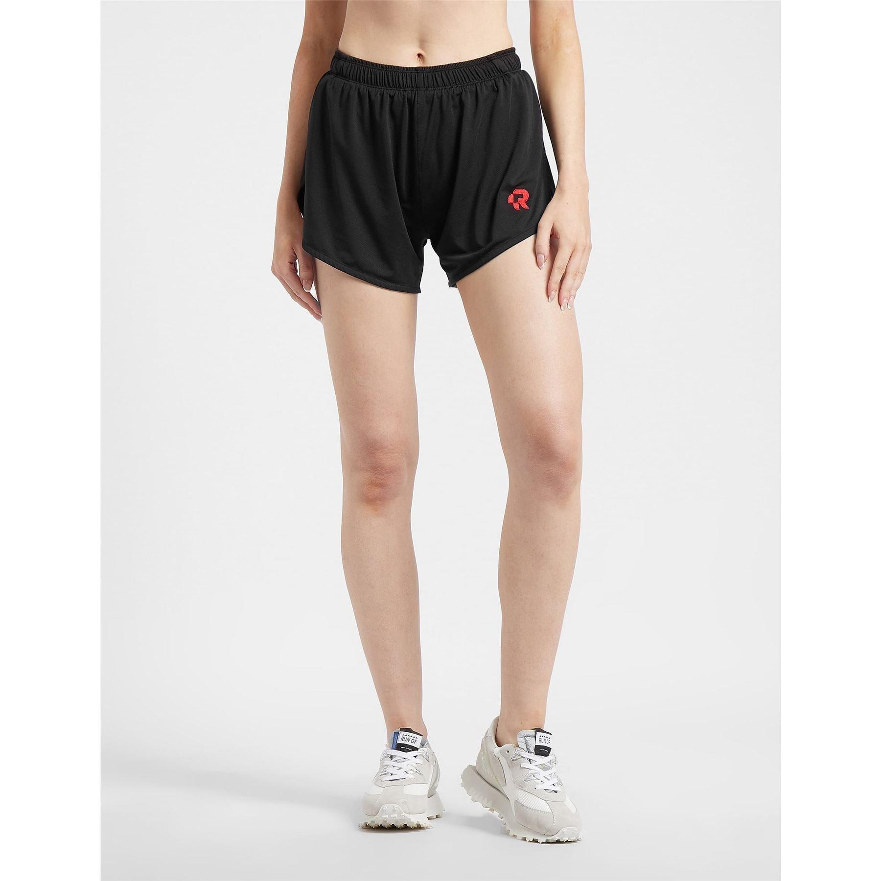 Black - Red Run - Inky Running Shorts - 2