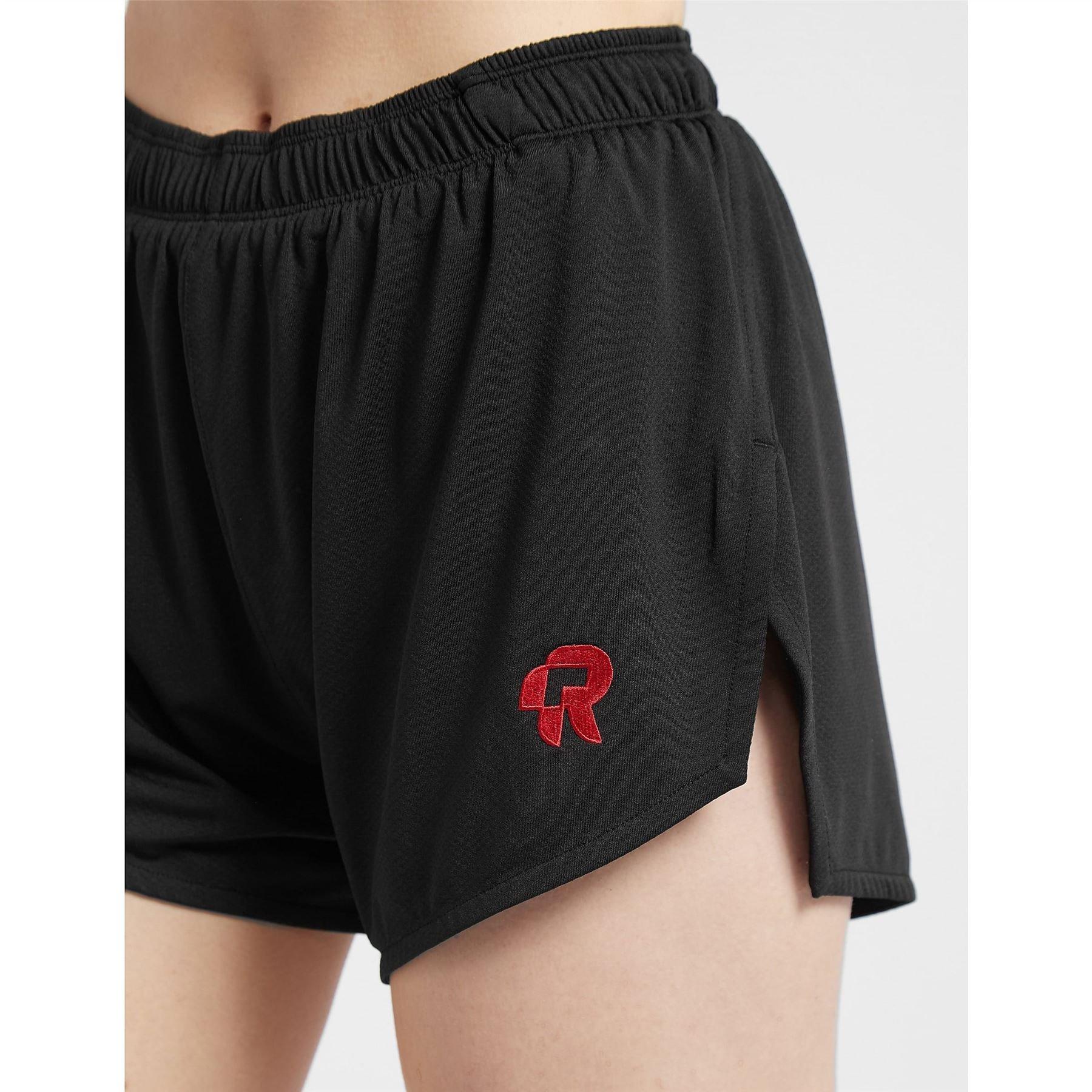 Black - Red Run - Inky Running Shorts - 4