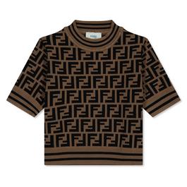 Fendi Ff Knit Top Juniors