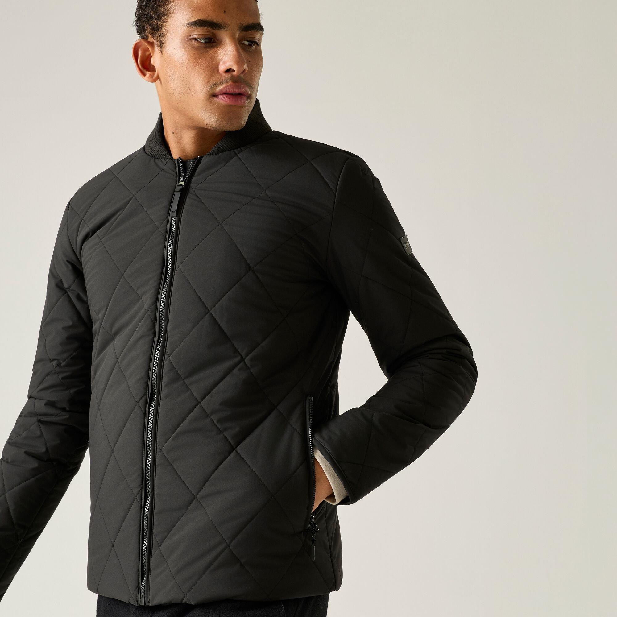 Black - Regatta - Mens Harvin Insulated Jacket - 4
