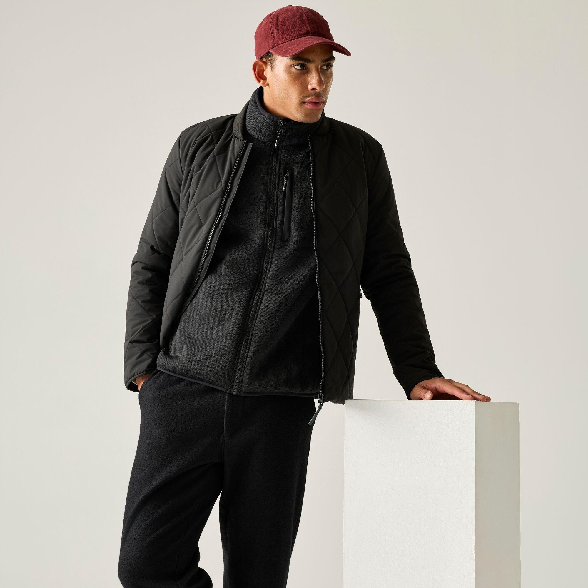 Black - Regatta - Mens Harvin Insulated Jacket - 6