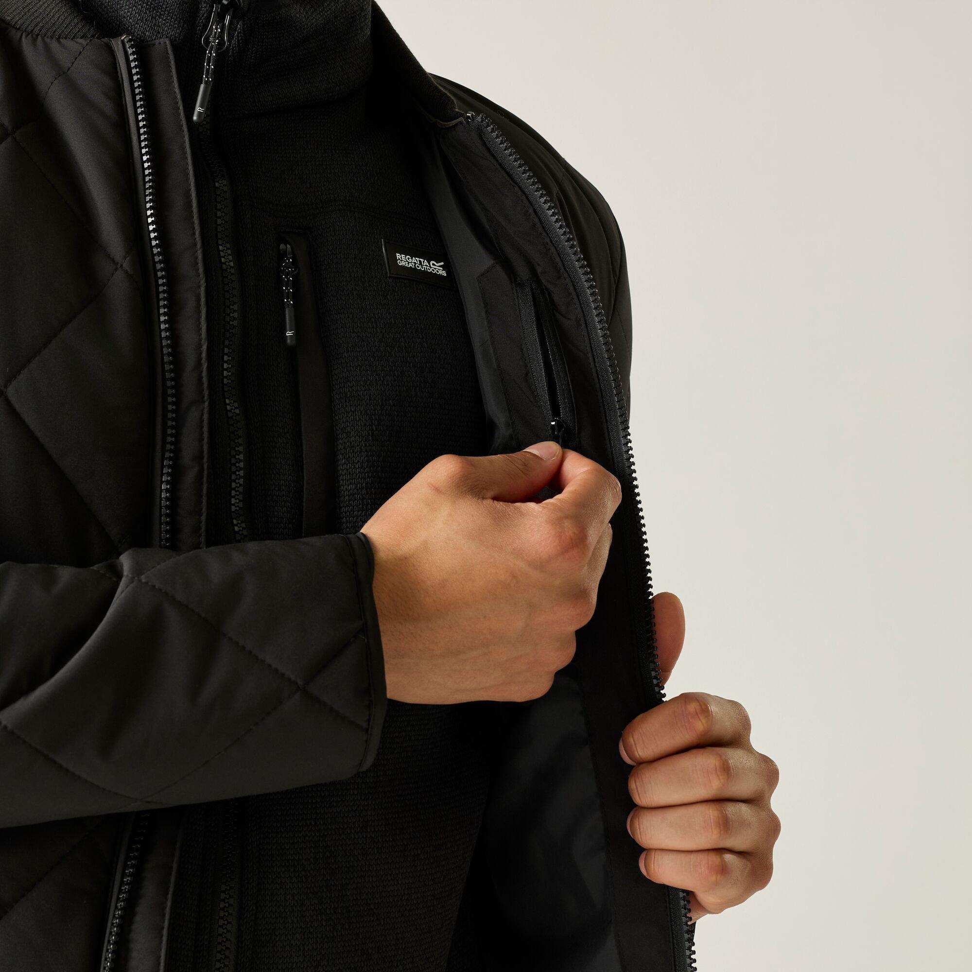Black - Regatta - Mens Harvin Insulated Jacket - 7