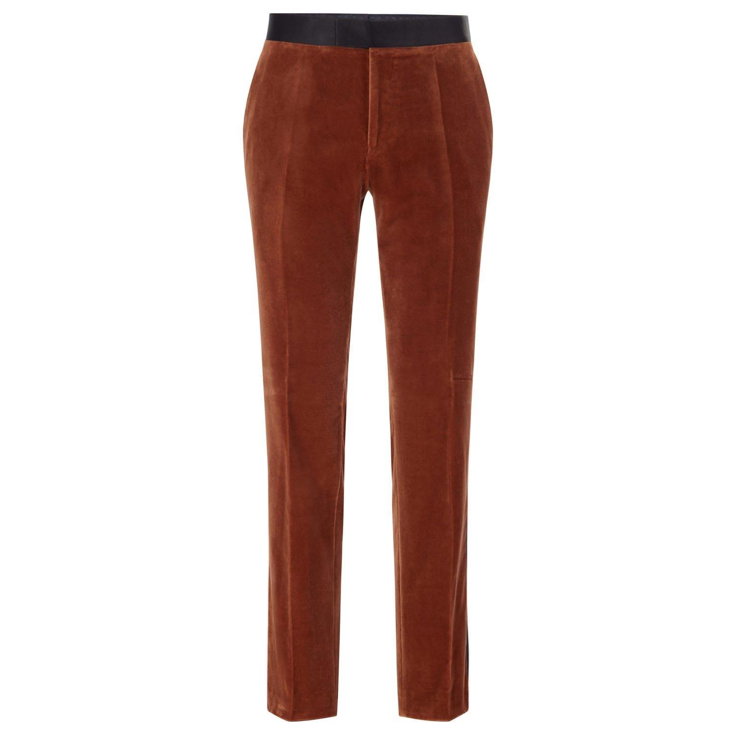 Brown - Boss - H-Genius Trousers