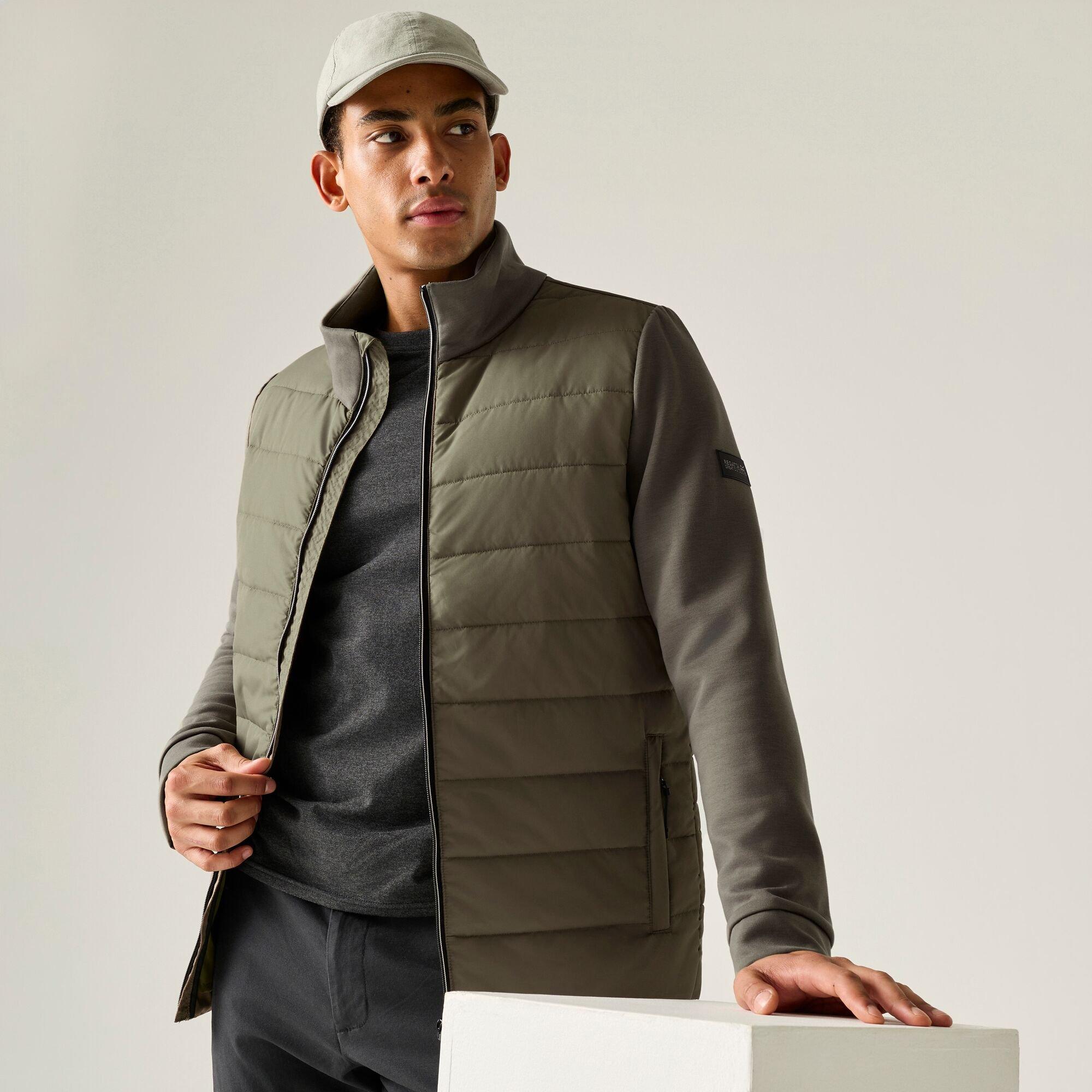 Smokey Olive - Regatta - Mens Waverhill Hybrid Insulated Jacket - 1