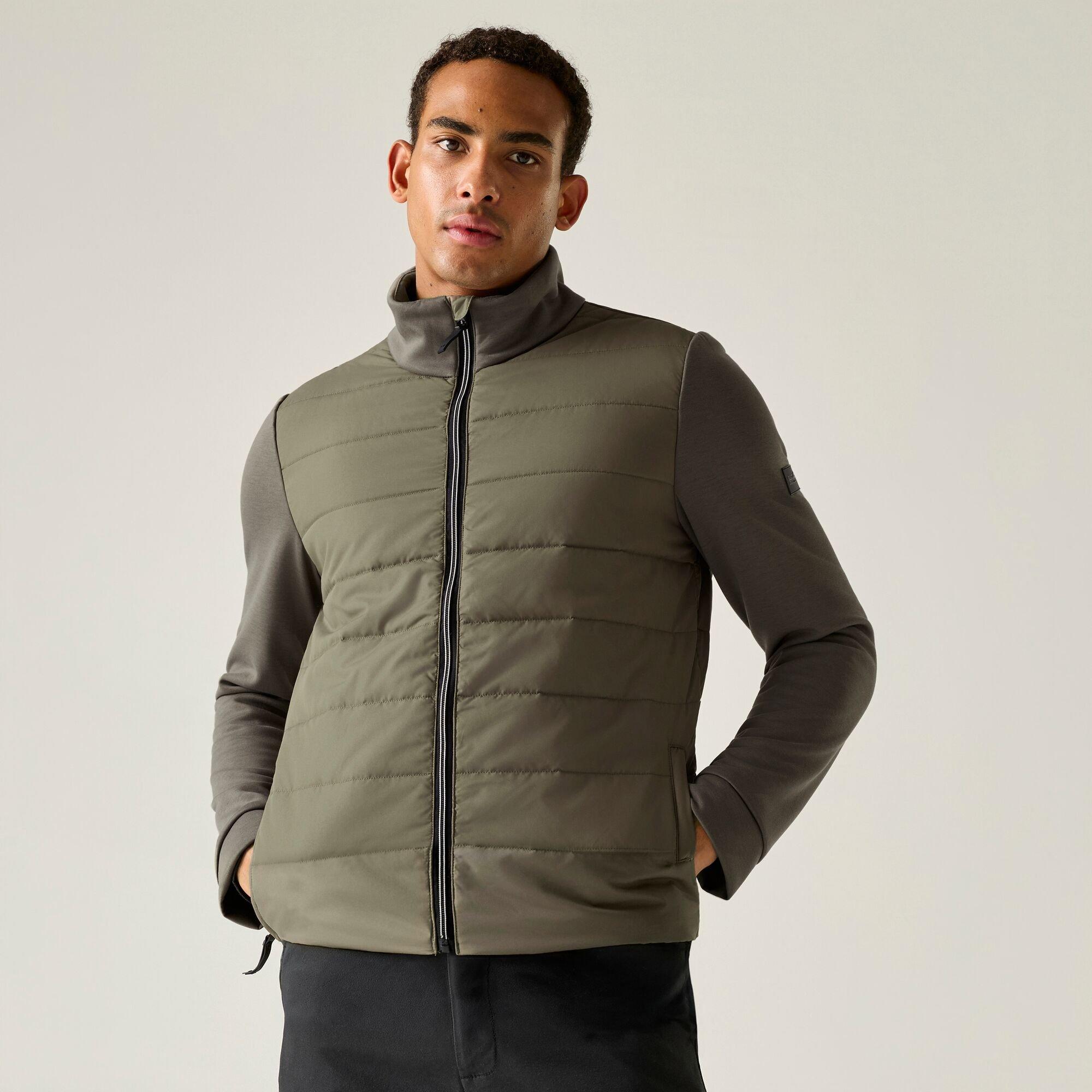 Smokey Olive - Regatta - Mens Waverhill Hybrid Insulated Jacket - 4