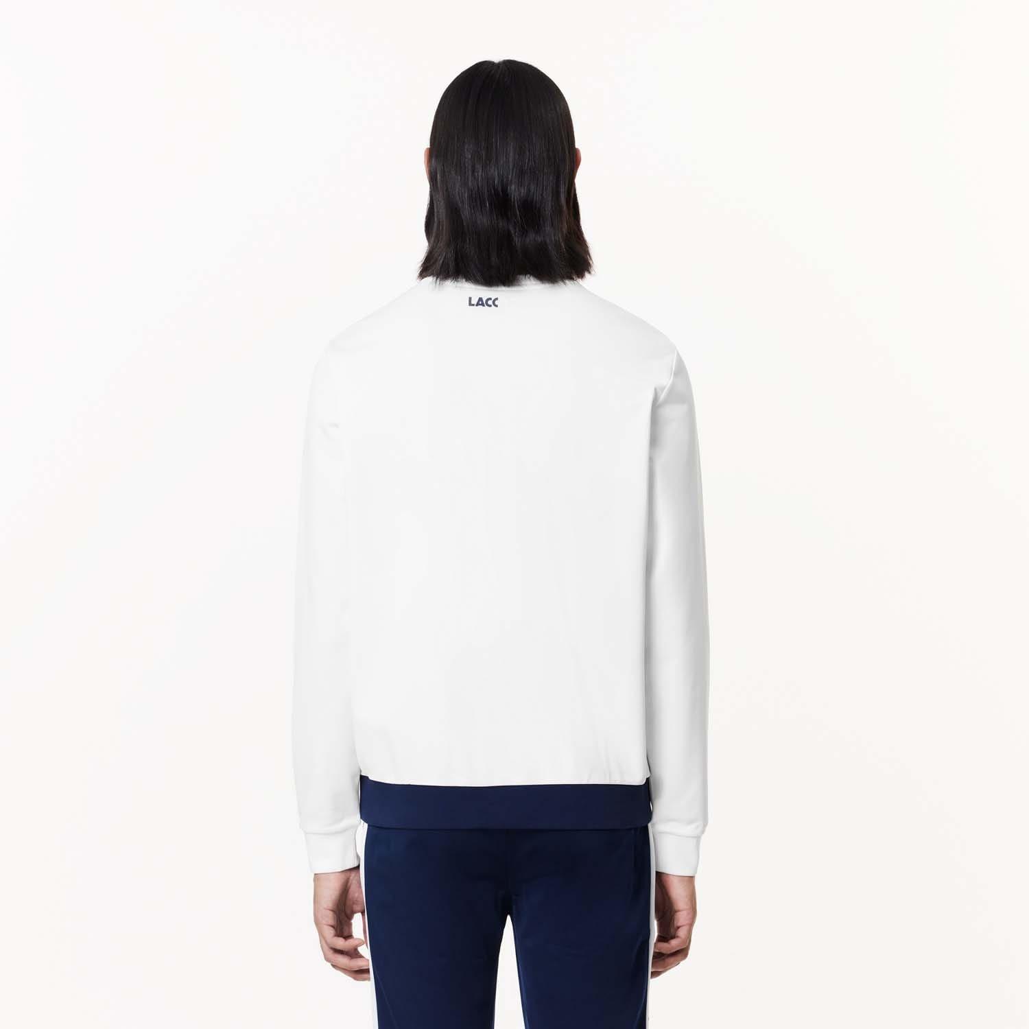 White Navy - Lacoste - Stretch Tennis Sweatshirt - 2