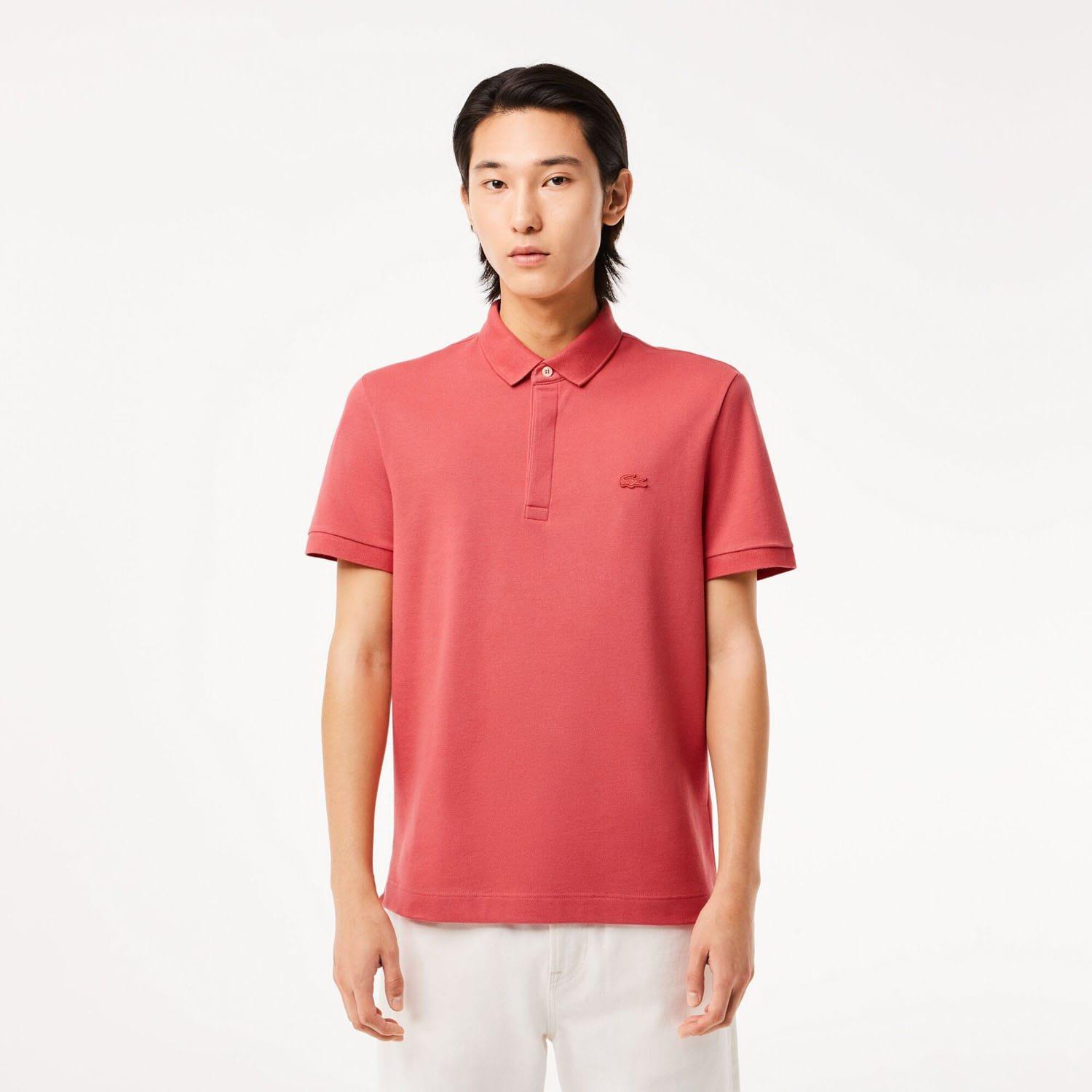 Red - Lacoste - Regular-Fit Paris Stretch Piqu¿ Polo Shirt - 1