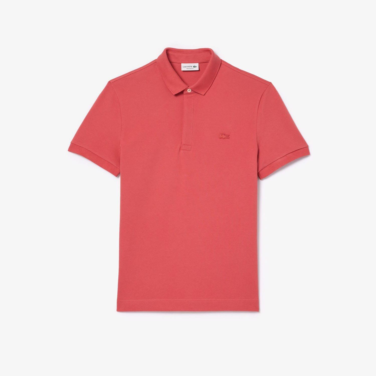 Red - Lacoste - Regular-Fit Paris Stretch Piqu¿ Polo Shirt - 4