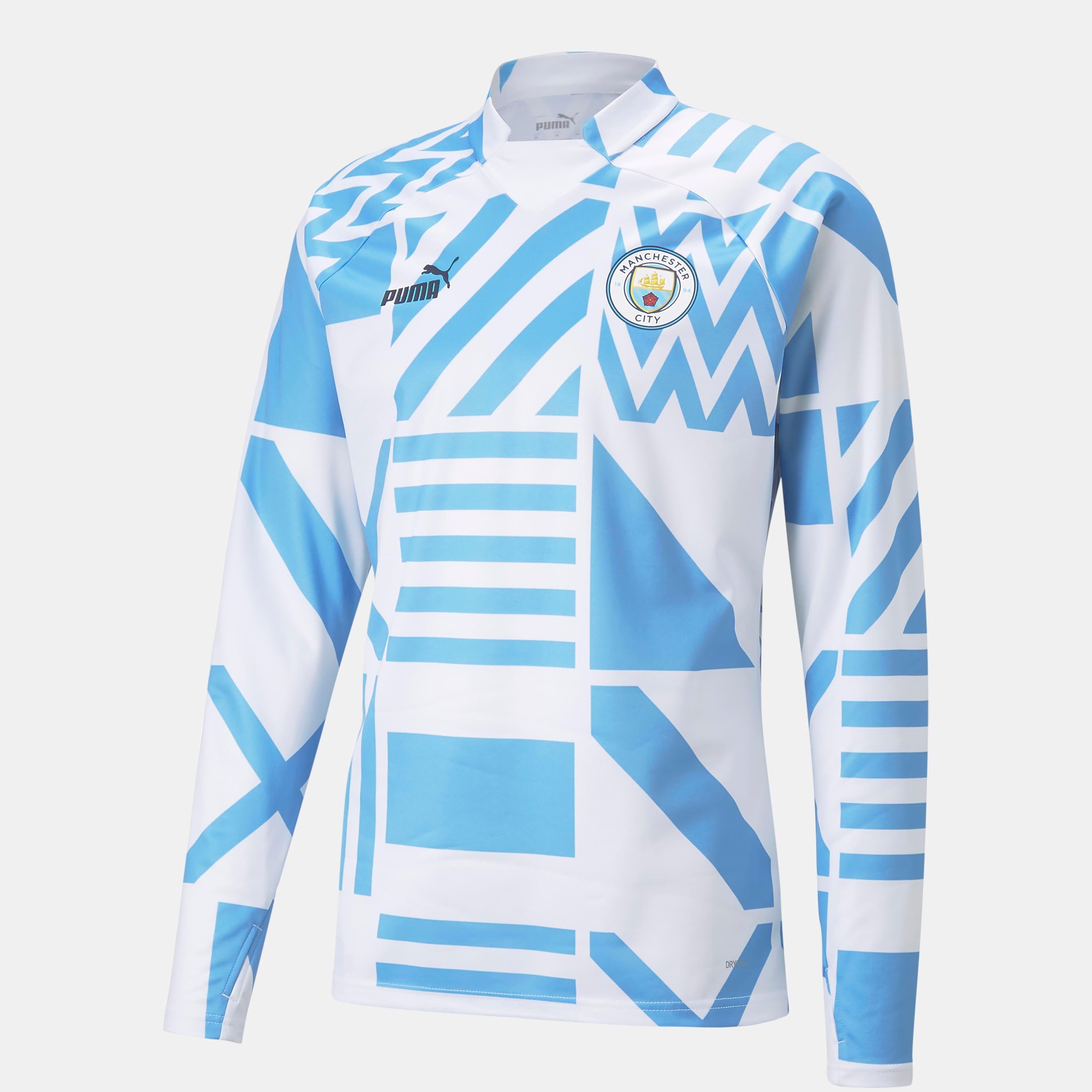 White Blue - Puma - Manchester City FC Pre-Match Sweatshirt - 1