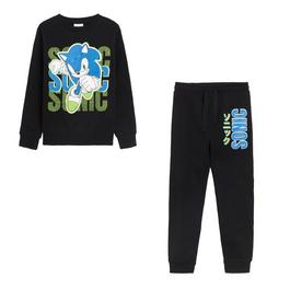 Character Boys Sonic The Hedgehog Sweatshirt and Jogger Set Black