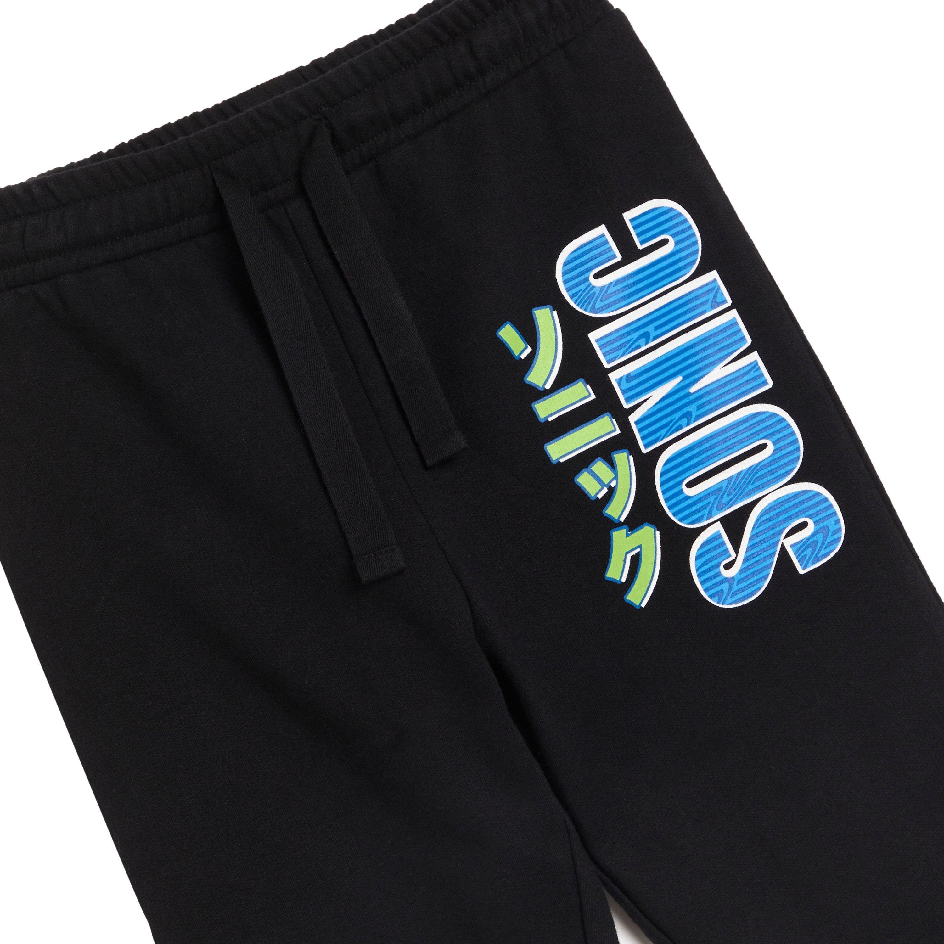 Sónico - Character - Sonic The Hedgehog Sweatshirt and Jogger Set Black - 6