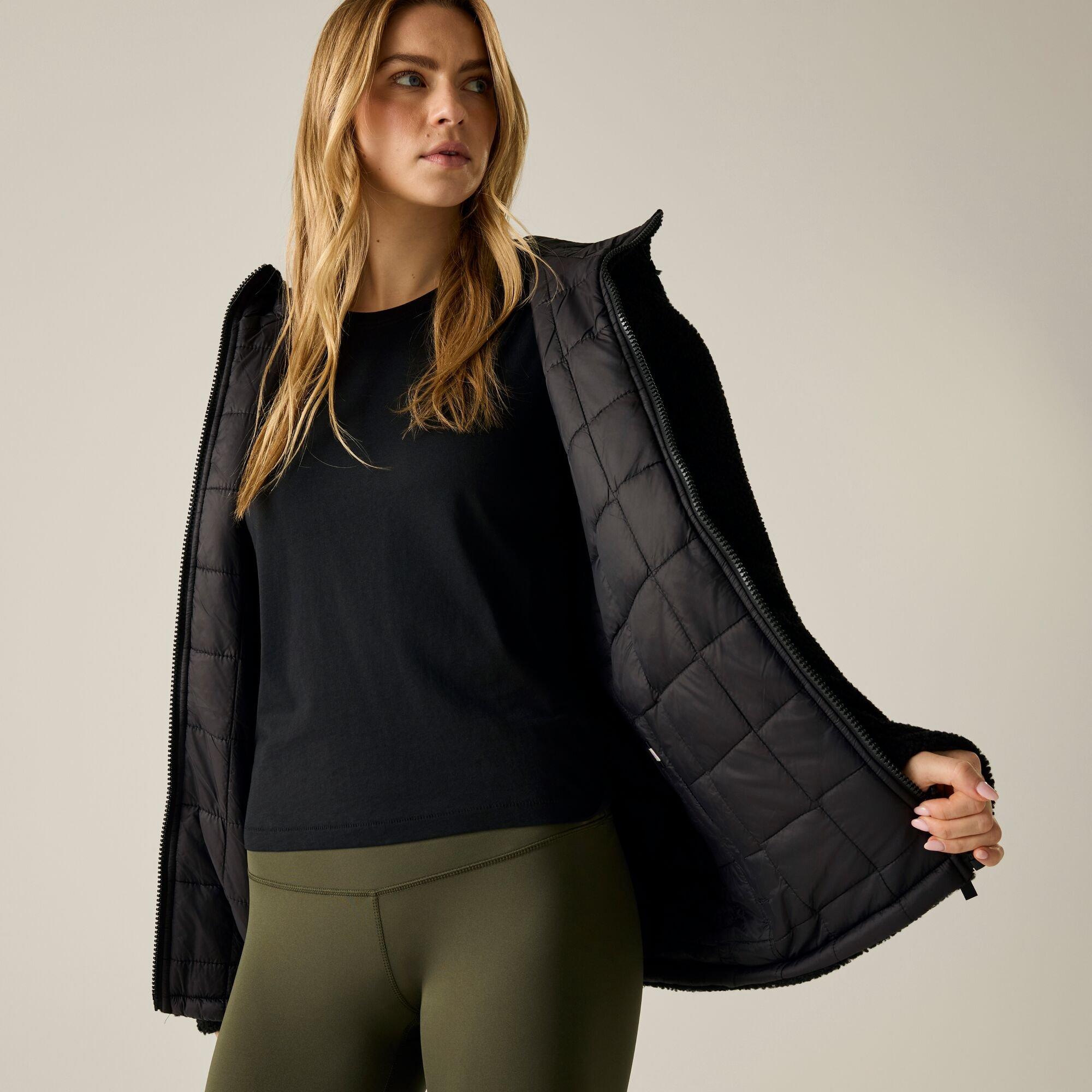 Black/Black - Regatta - Womens Frankie Reversible Insulated Jacket - 4
