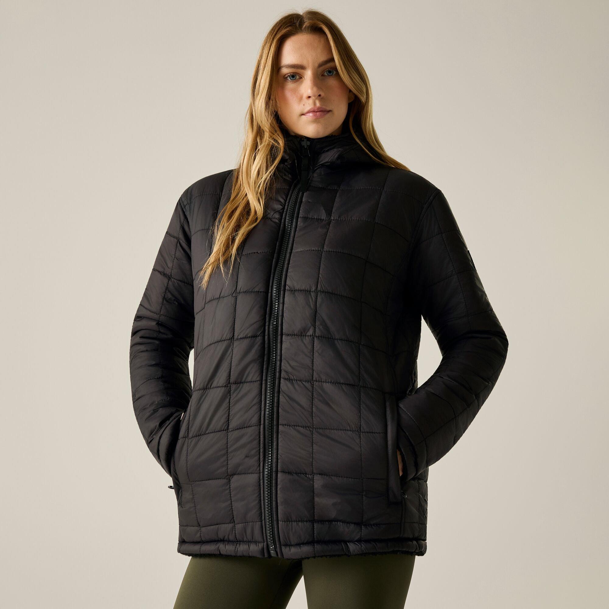 Black/Black - Regatta - Womens Frankie Reversible Insulated Jacket - 7
