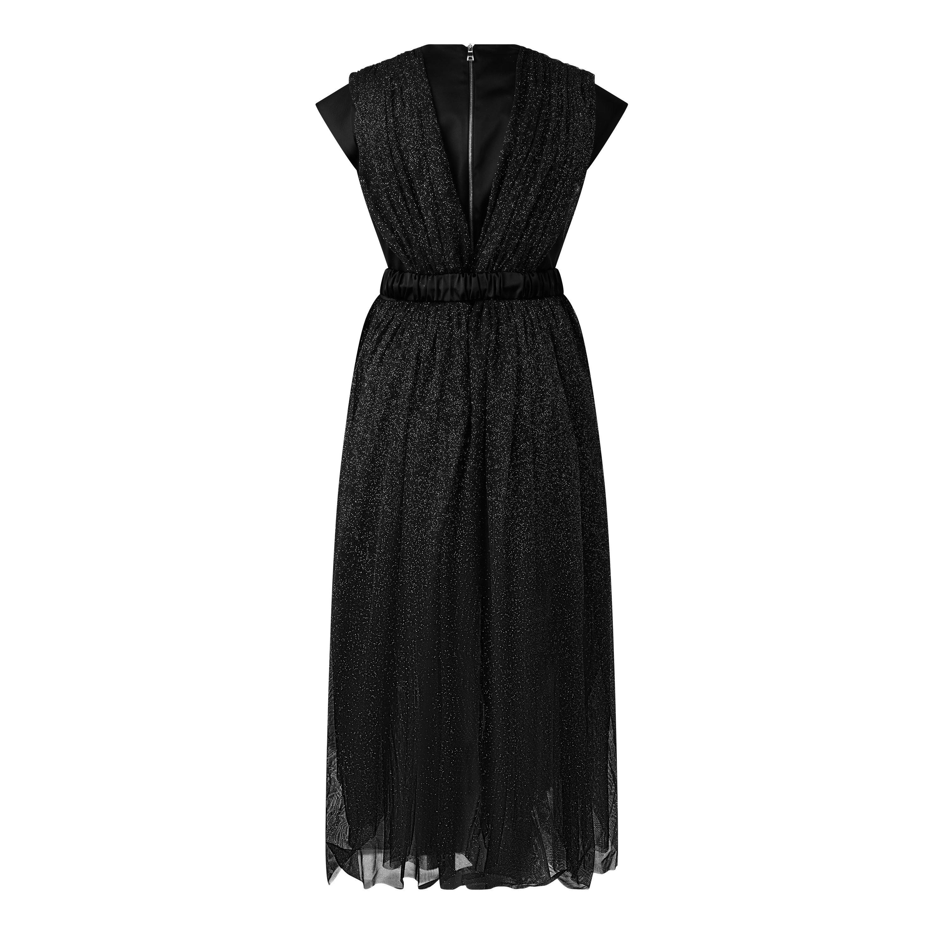 black - Balmain - Kids' Logo Mini Dress - 2