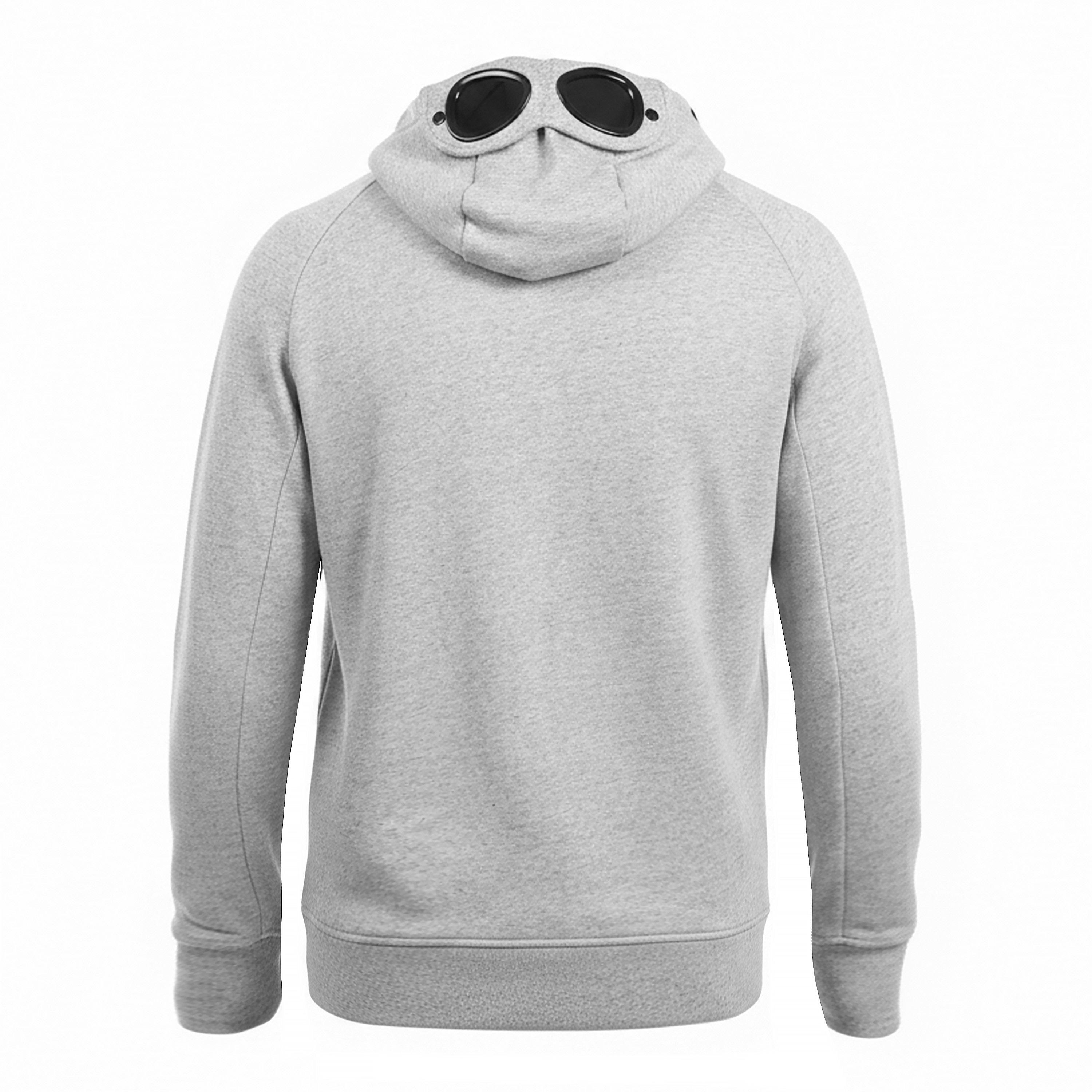 CP Company | Diagonal Raised Fleece Lens Zip Hoodie | Cruise Fashion