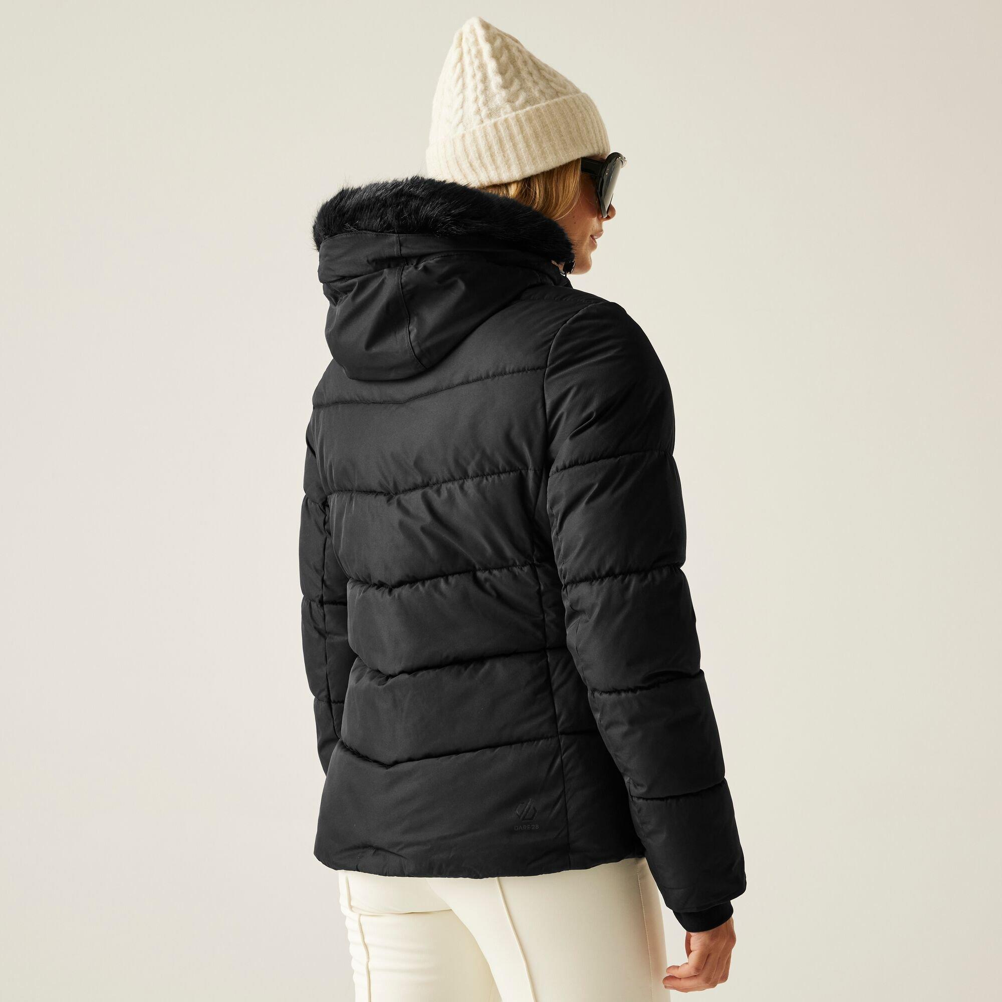 Black - Dare 2b - Glamorize V Waterproof Jacket - 2