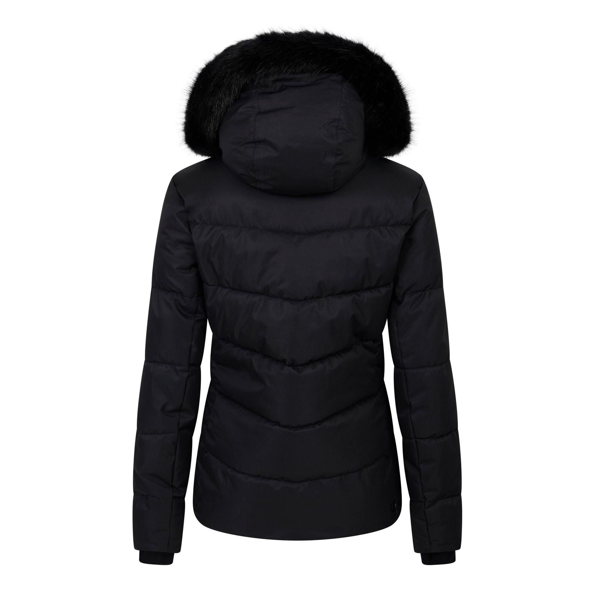 Black - Dare 2b - Glamorize V Waterproof Jacket - 12