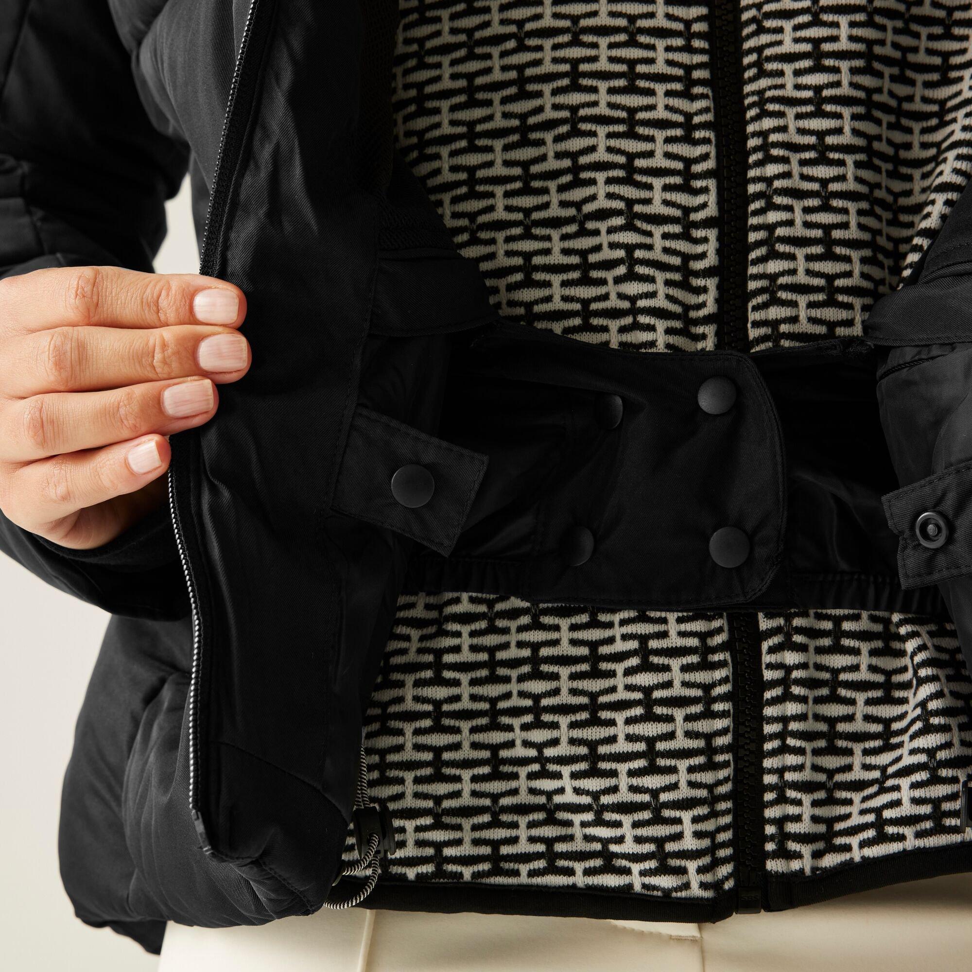 Black - Dare 2b - Glamorize V Waterproof Jacket - 4