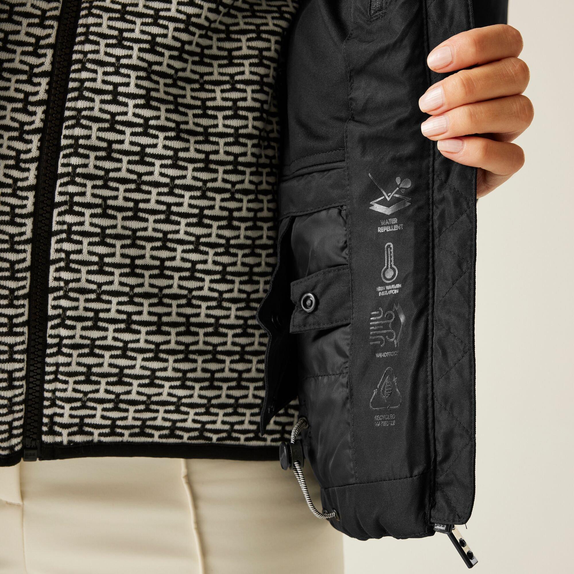 Black - Dare 2b - Glamorize V Waterproof Jacket - 5