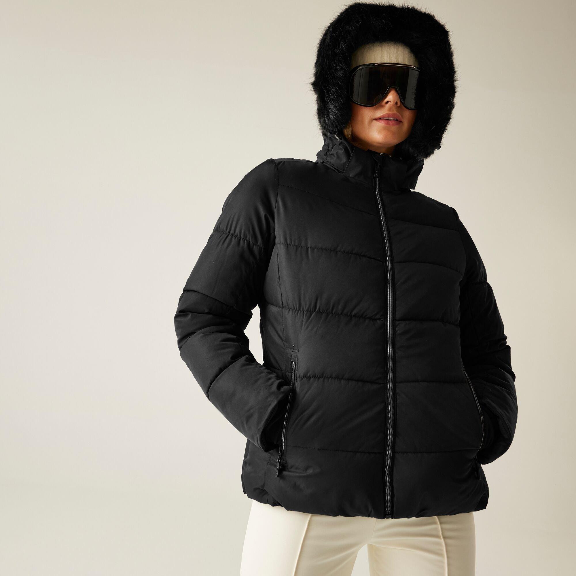 Black - Dare 2b - Glamorize V Waterproof Jacket - 9