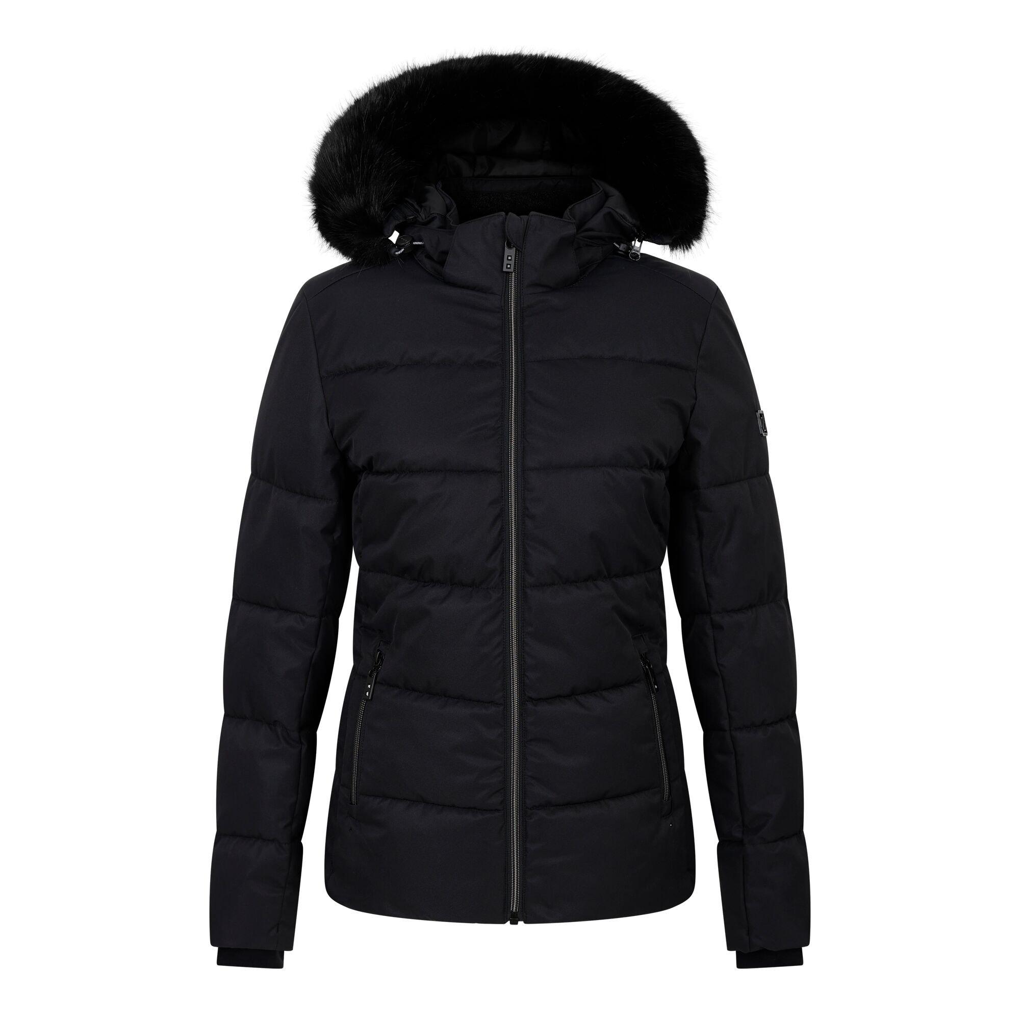 Black - Dare 2b - Glamorize V Waterproof Jacket - 10