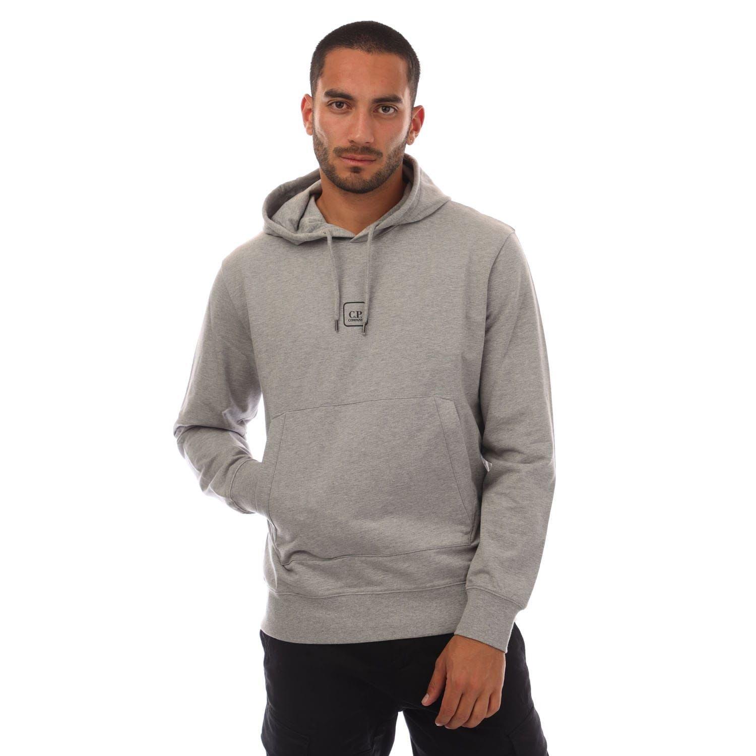 Grey - CP Company - Metropolis Series Graphic Hoodie - 1