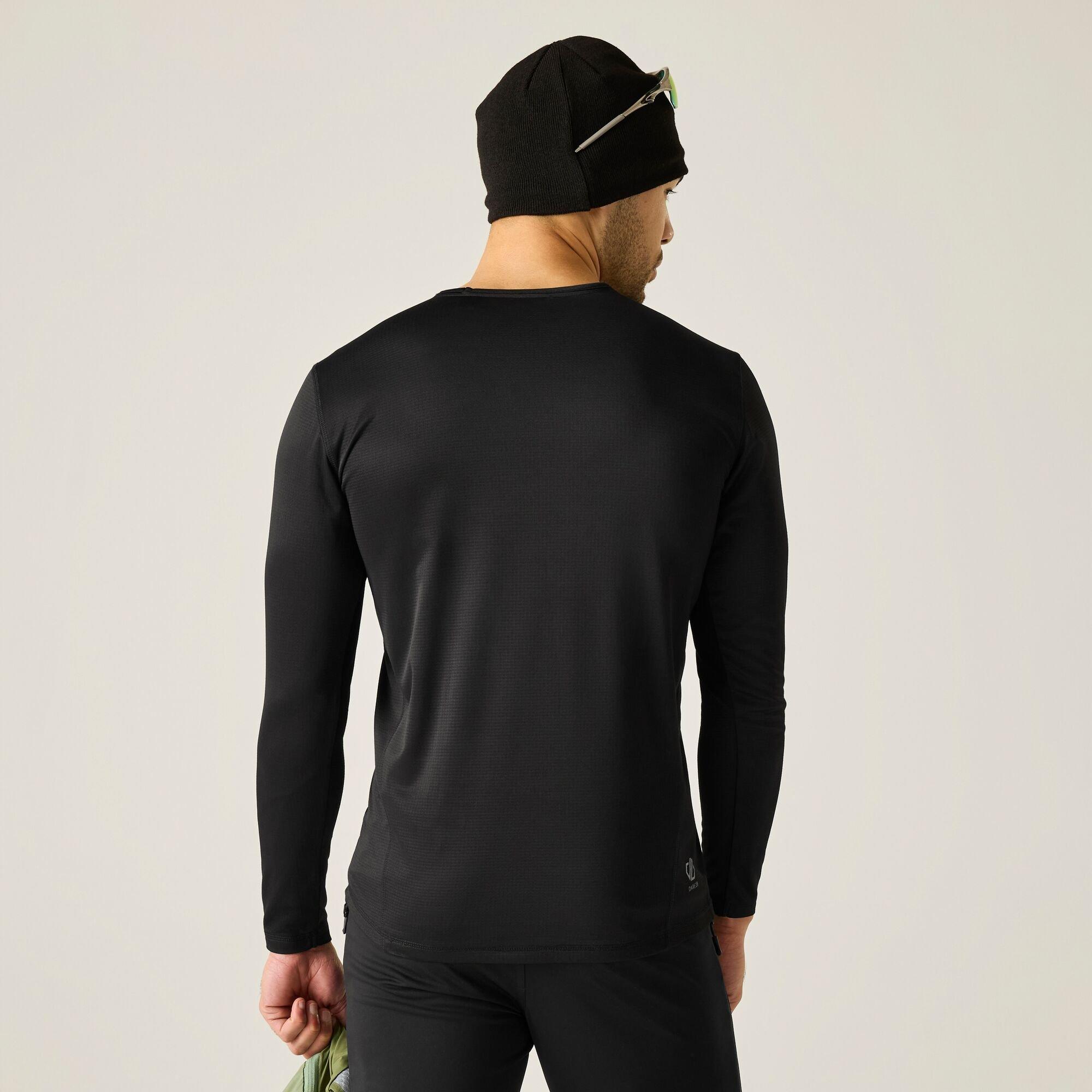 Black - Dare 2b - Mens Ventura Grid Crew - 2