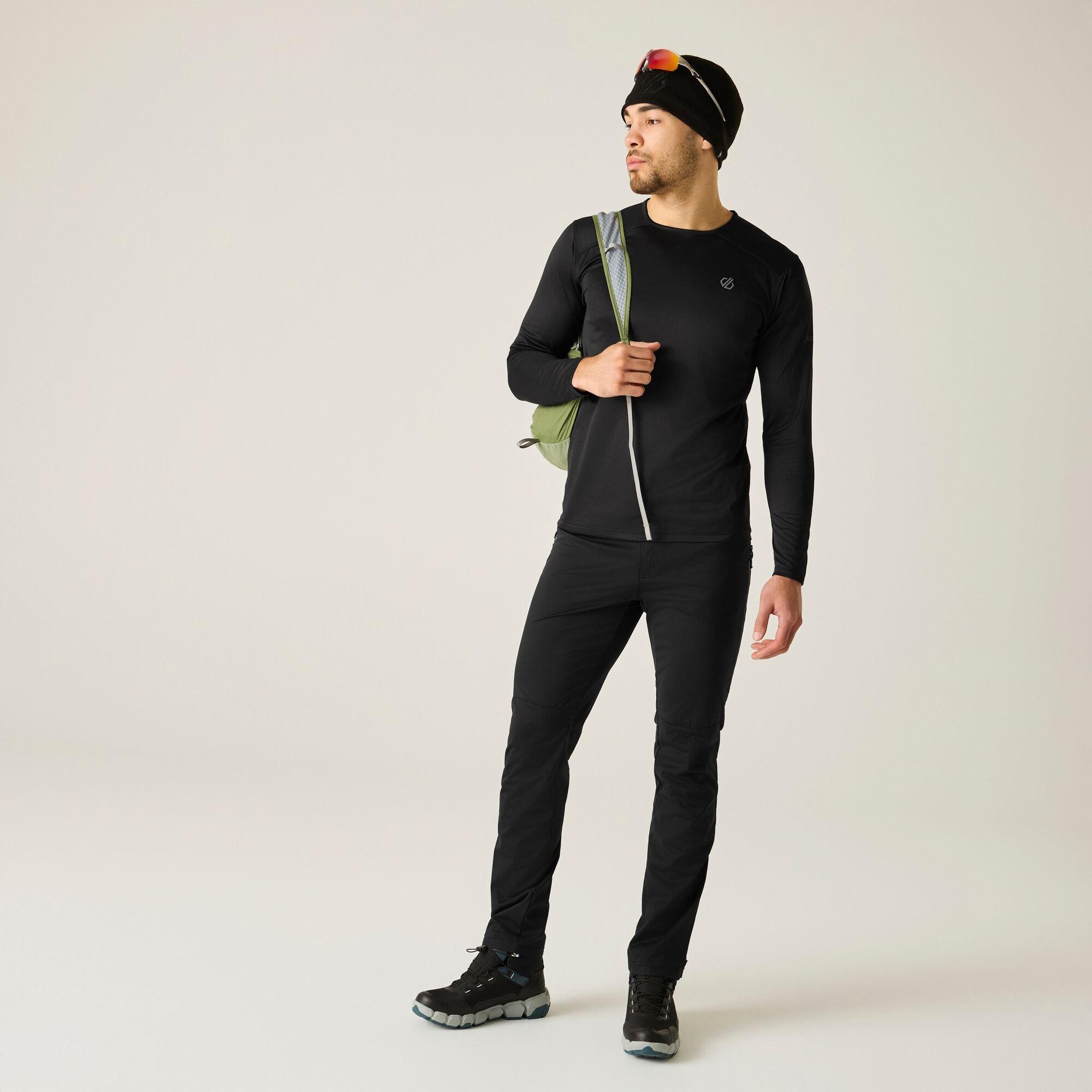 Black - Dare 2b - Mens Ventura Grid Crew - 3