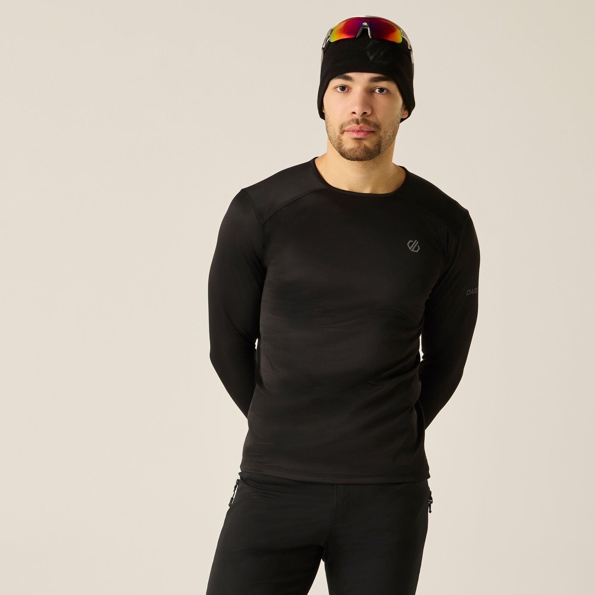 Black - Dare 2b - Mens Ventura Grid Crew - 4